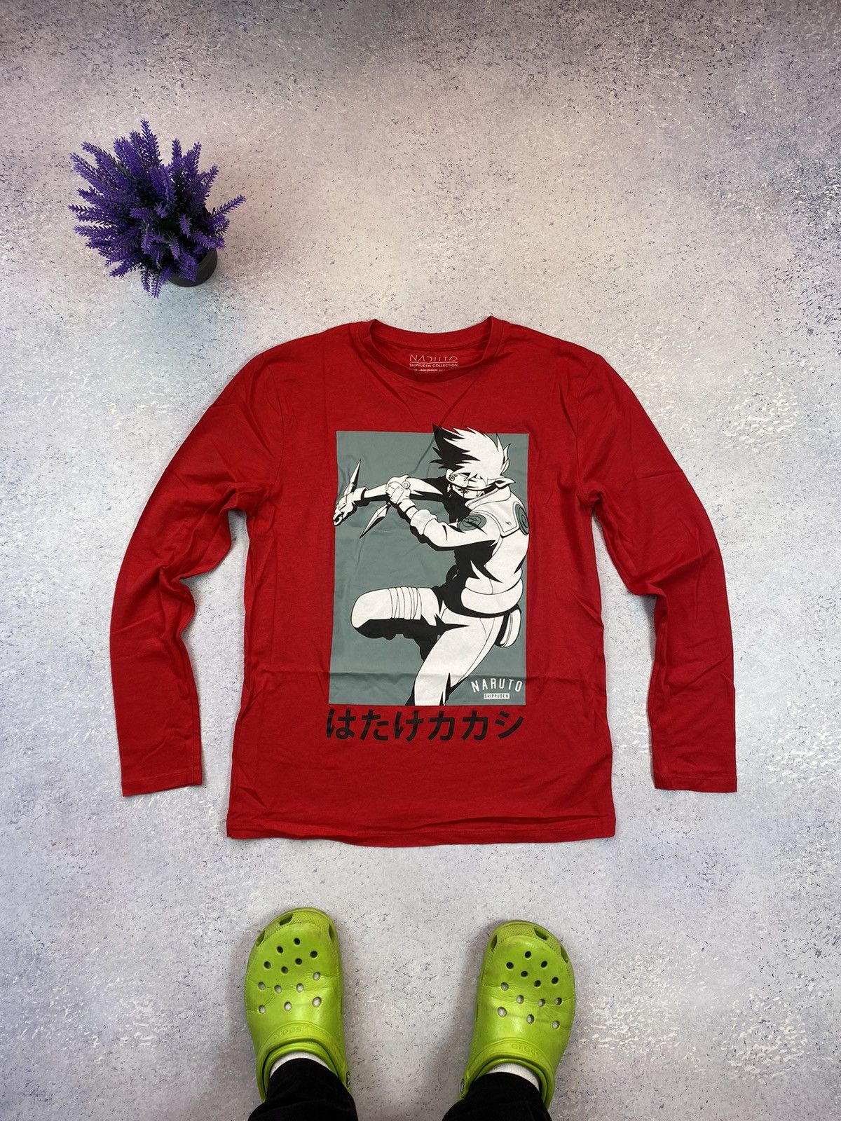 Anime Naruto Shippuden Kakashi Hatake Long Sleeve T Shirt Size US M / EU 48-50 / 2 - 2 Thumbnail
