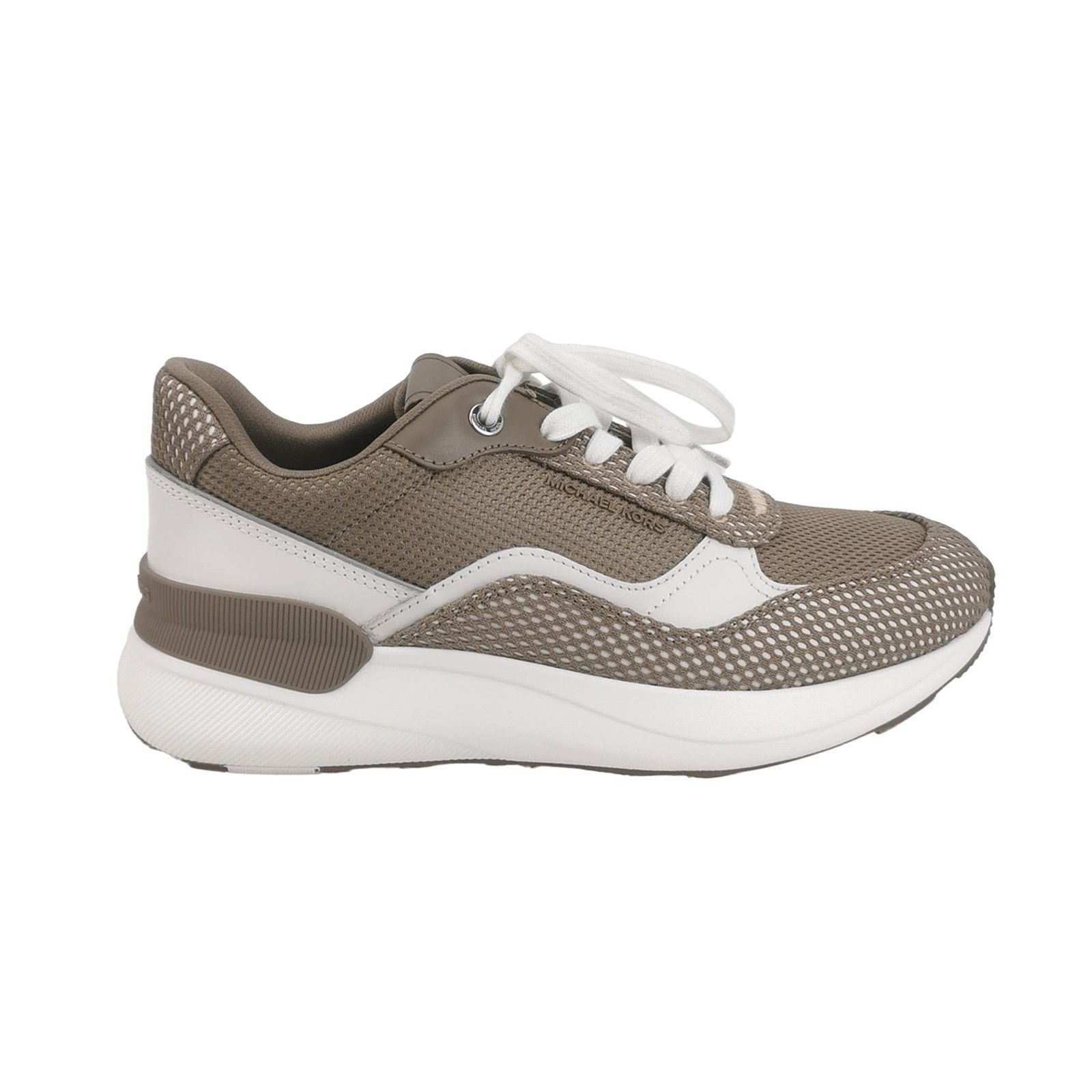 Michael Kors Michael Kors Brown Mesh Low-Top Sneakers 40.5 Size US 7 / EU 40 - 1 Thumbnail