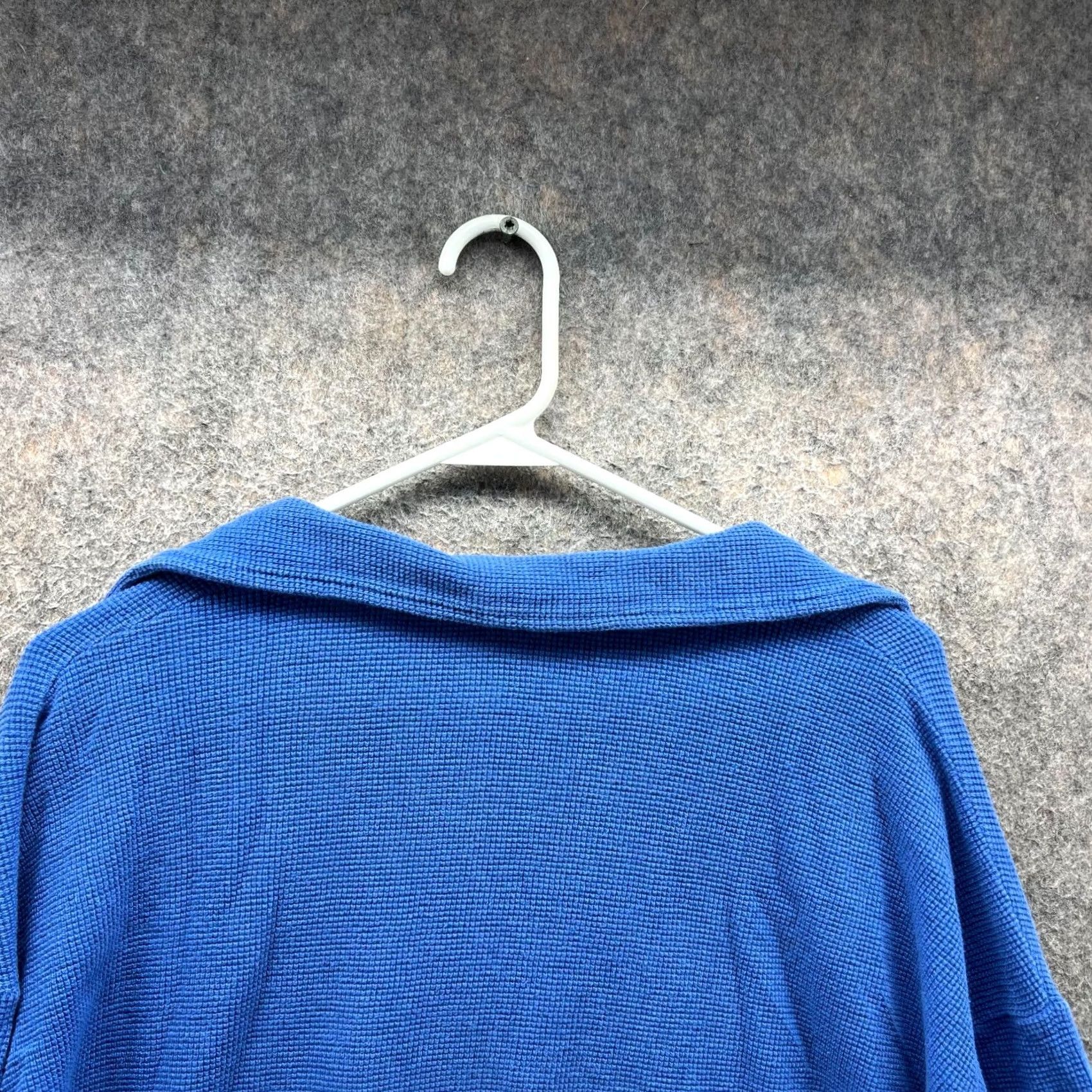 Ralph Lauren VINTAGE Ralph Lauren Sweater Mens XL Blue Quarter Zip Fleece Pullover Pony Knit Size US XL / EU 56 / 4 - 3 Thumbnail