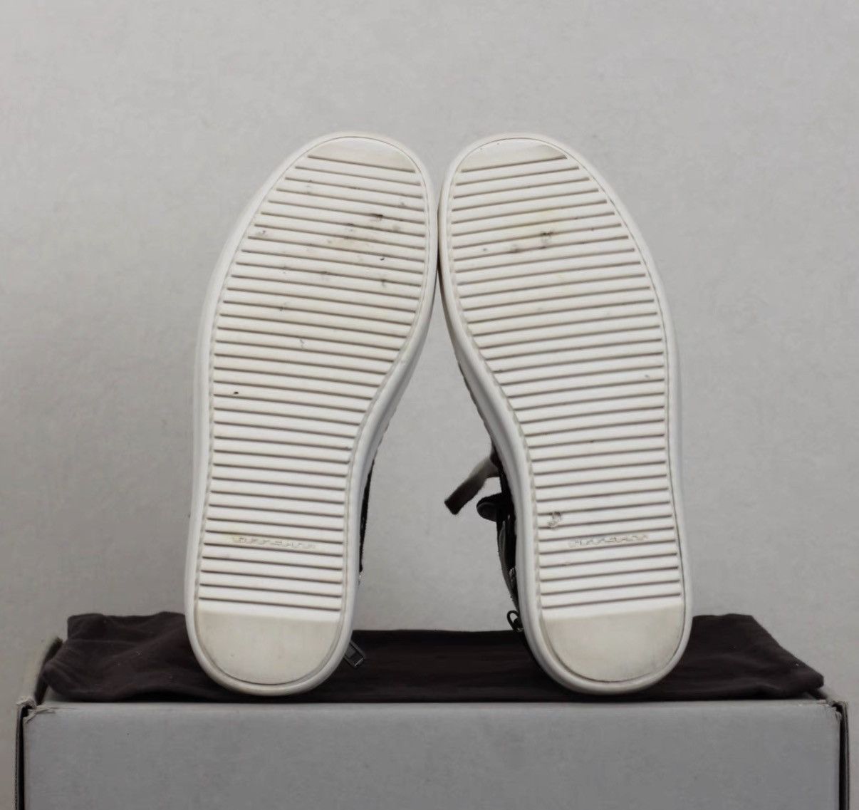 Rick Owens Rick Owens High-Top Canvas Bubble Converse-Inspired Sneakers Size US 7 / IT 37 - 7 Thumbnail