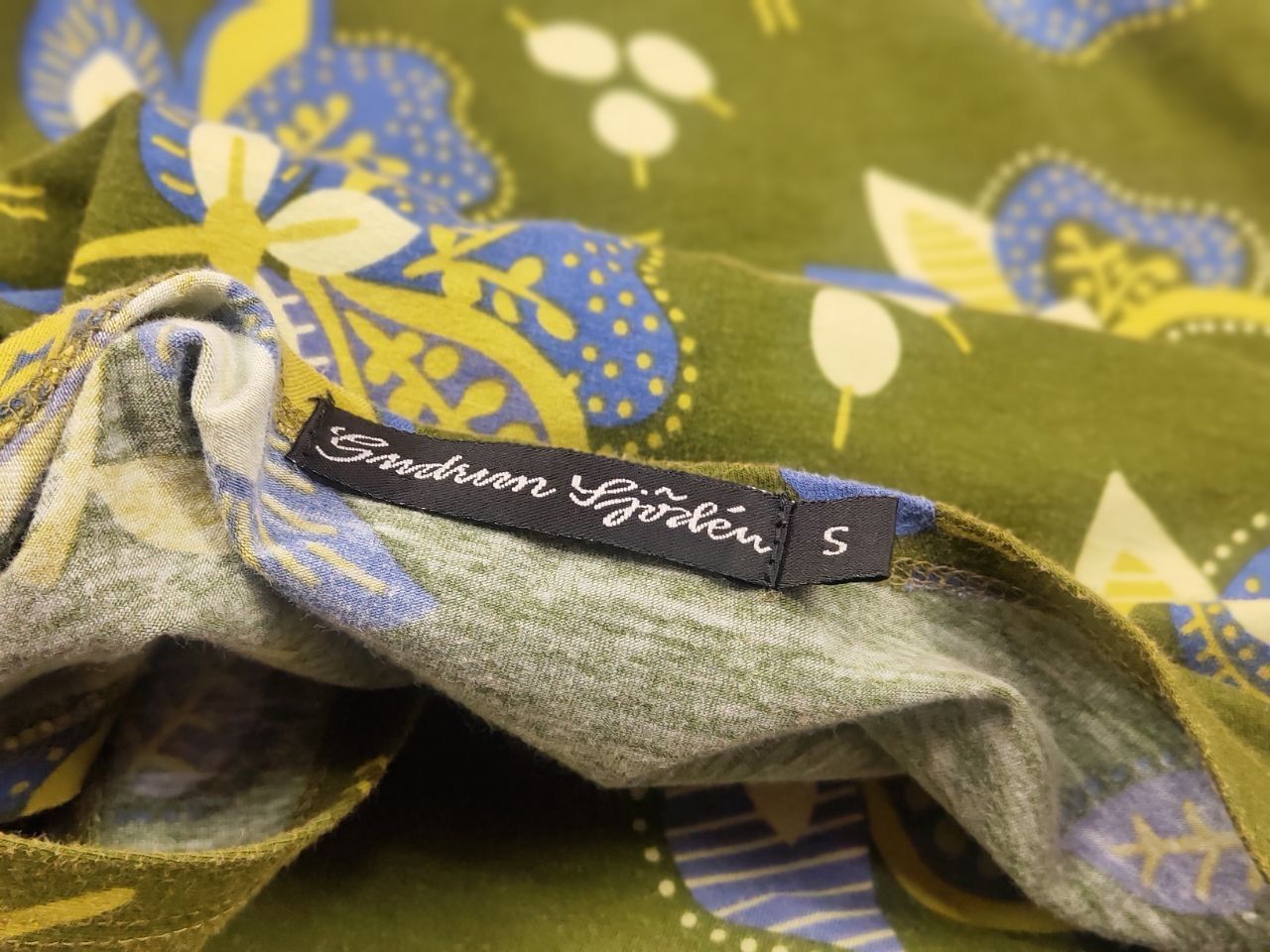 Gudrun Sjoden Gudrun Sjödén Design cotton Green Flower Pattern Tank dress Size S / US 4 / IT 40 - 11 Thumbnail