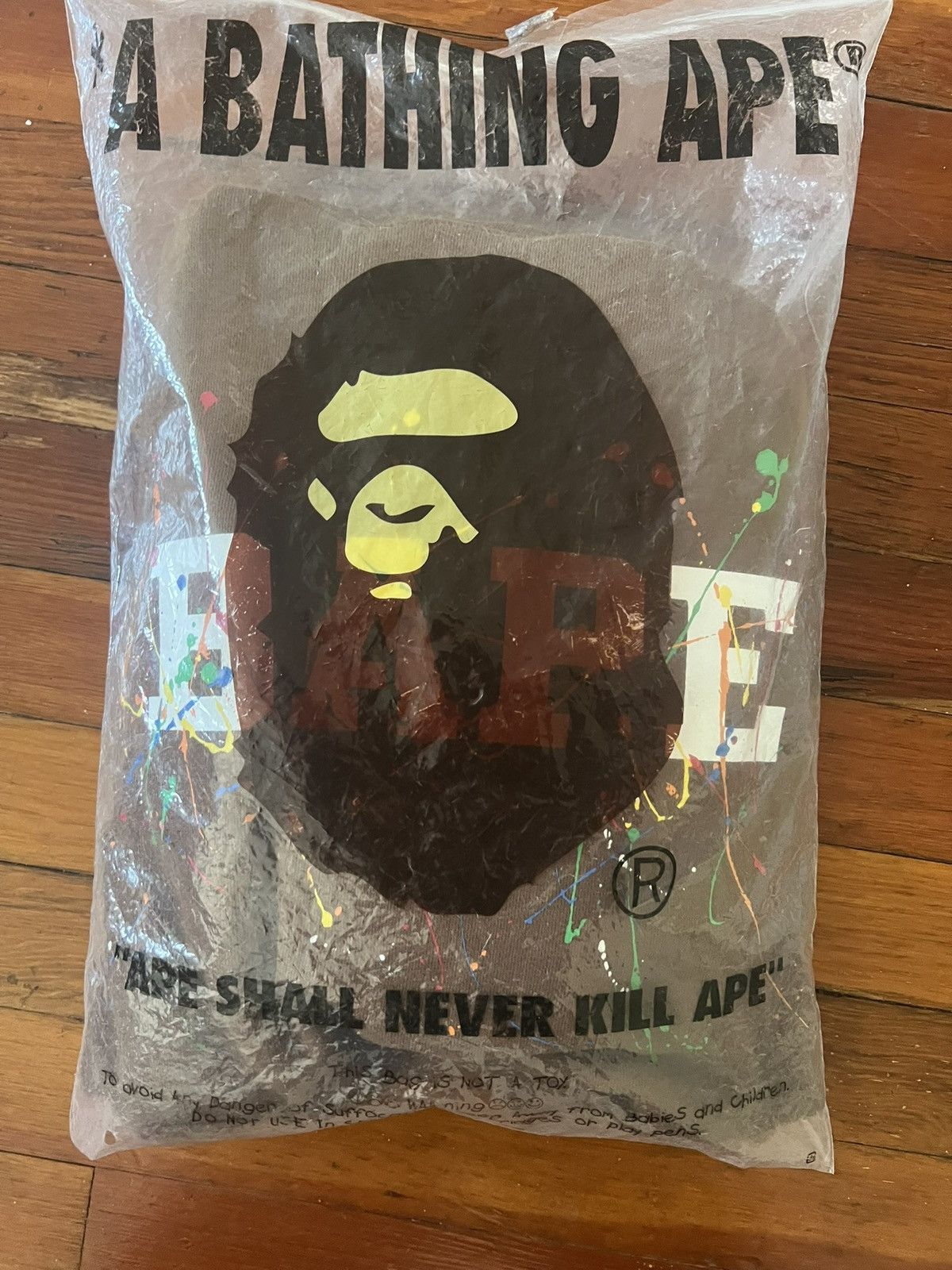 Bape Bape Paint Splatter Hoodie Size US XL / EU 56 / 4 - 9 Thumbnail