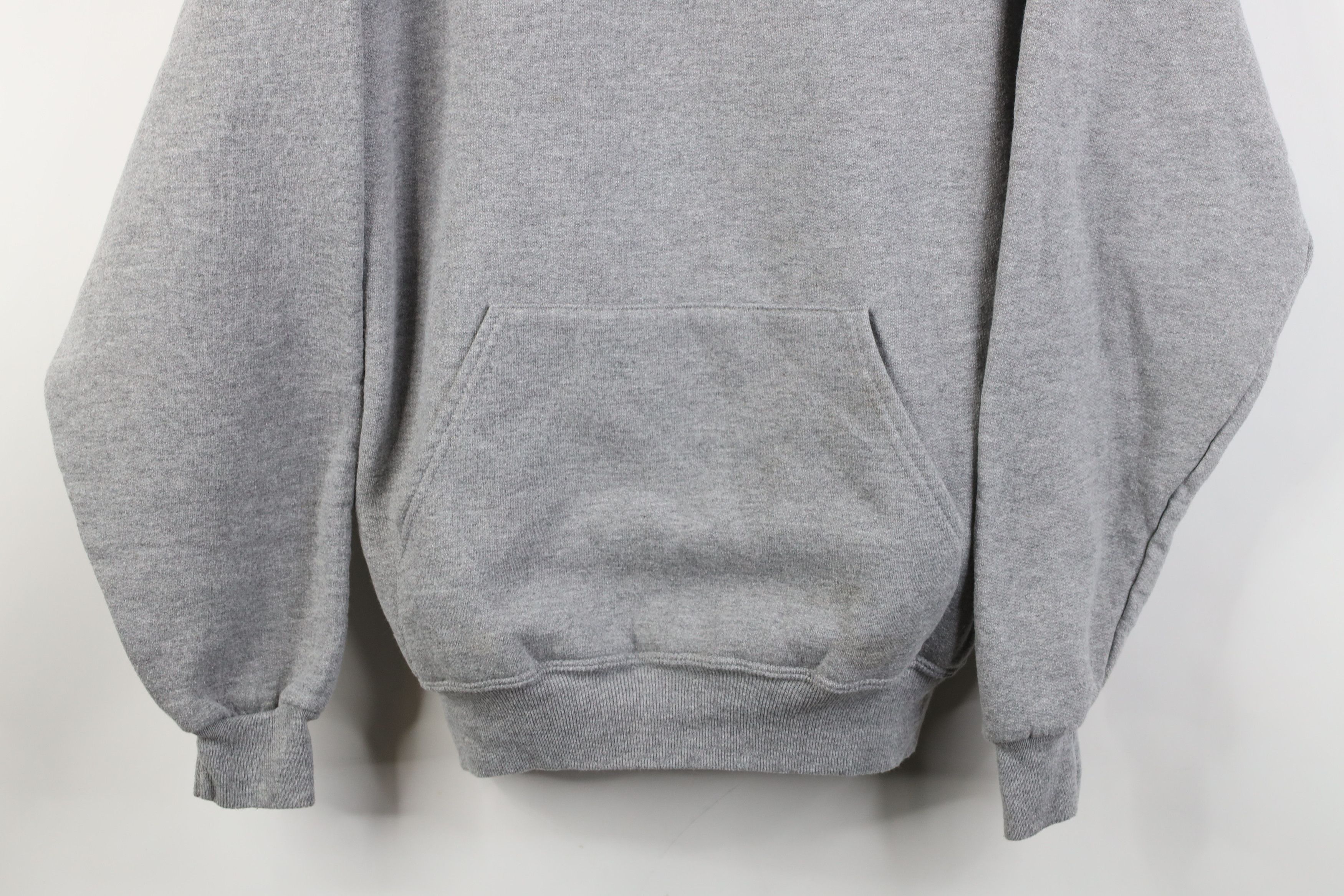 Vintage Vintage 90s Y2K Streetwear Hoodie Sweatshirt Heather Gray Size US M / EU 48-50 / 2 - 3 Thumbnail