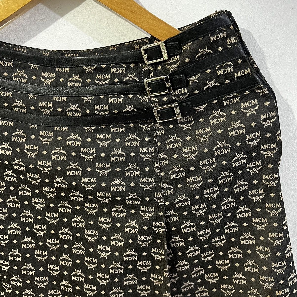 MCM × Vintage MCM Visetos Monogram Skirt Size 29" - 3 Thumbnail