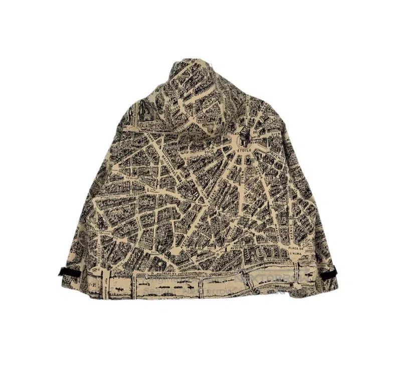 Dior Dior Khaki City Map Zipper Hooded Jacket Size L / US 10 / IT 46 - 2 Thumbnail
