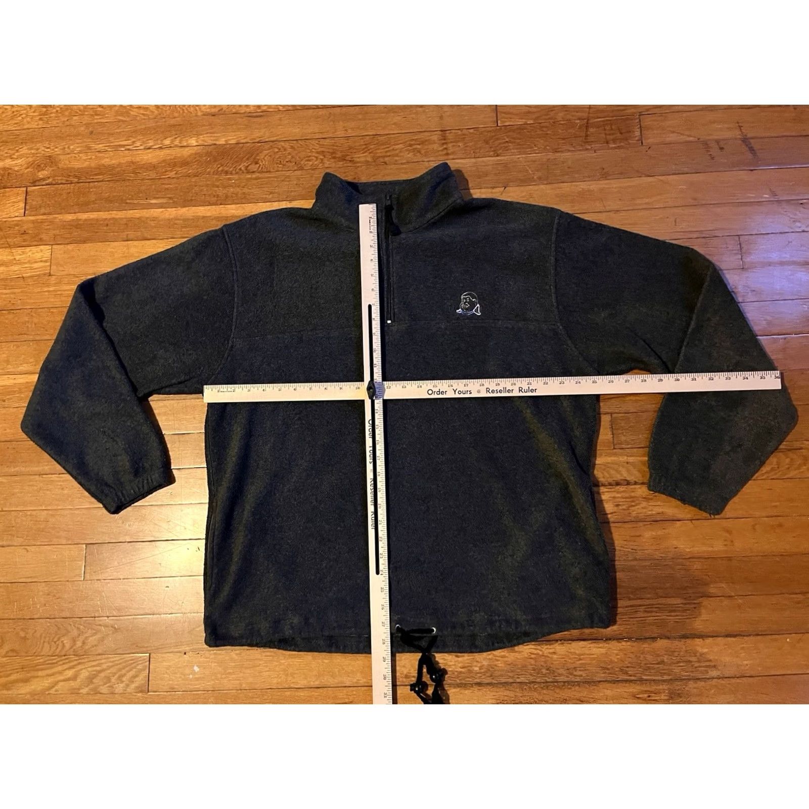 Fubu VINTAGE FUBU Pullover Mens XL Gray Platinum Embroidered Fat Albert Zip Fleece Men Grey 90s Size US XL / EU 56 / 4 - 7 Thumbnail