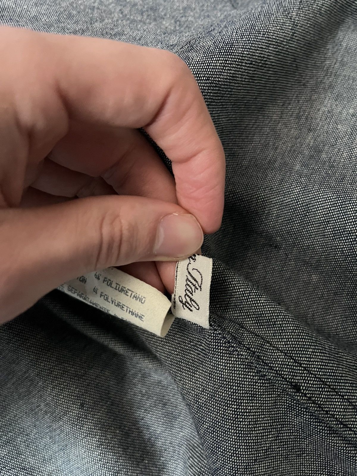 Carol Christian Poell Carol Christian Poell denim polyurethane waxed jacket 90s Size US M / EU 48-50 / 2 - 16 Thumbnail