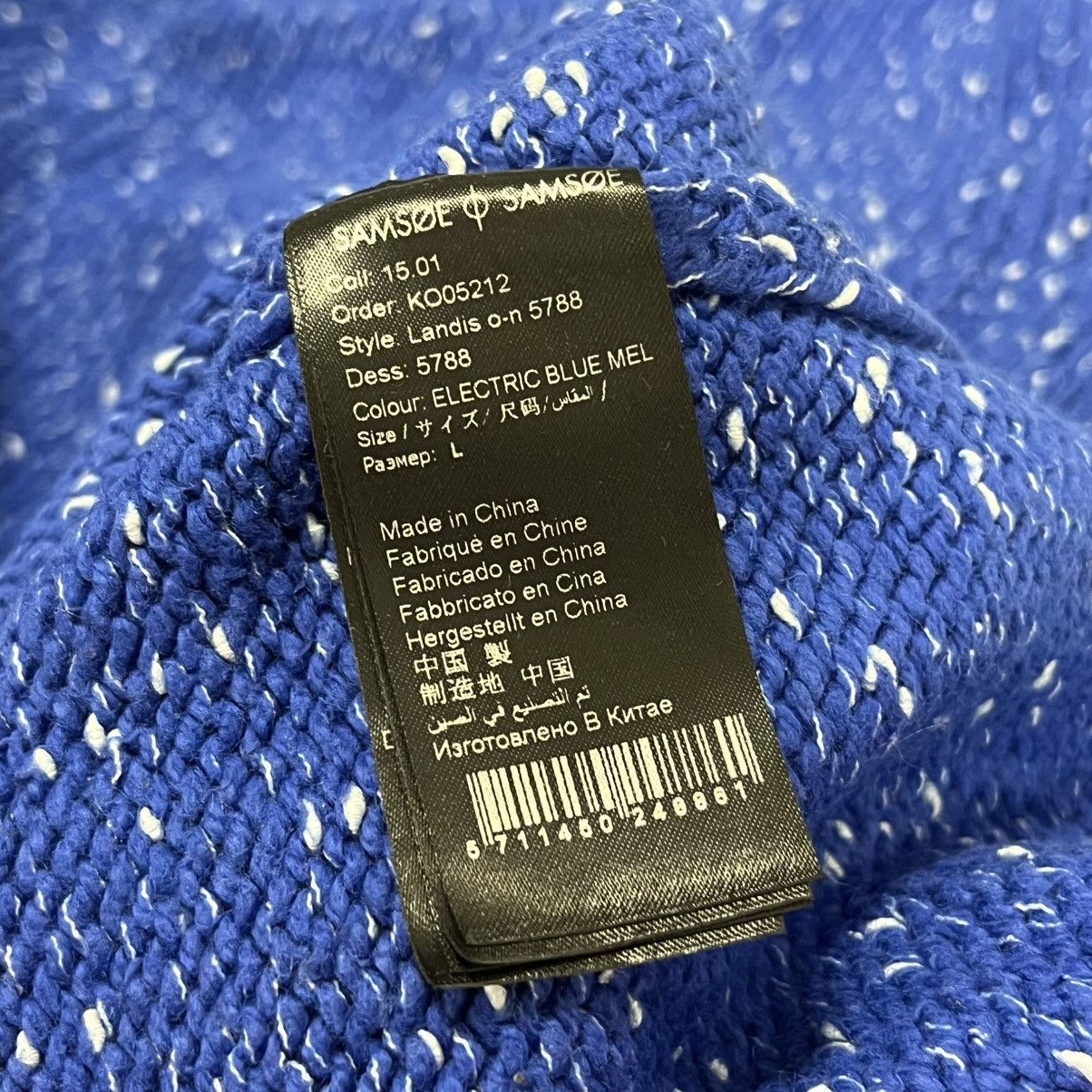 Samsoe Samsoe Samsoe Samsoe Blue speckled knit sweater Size L / US 10 / IT 46 - 4 Thumbnail