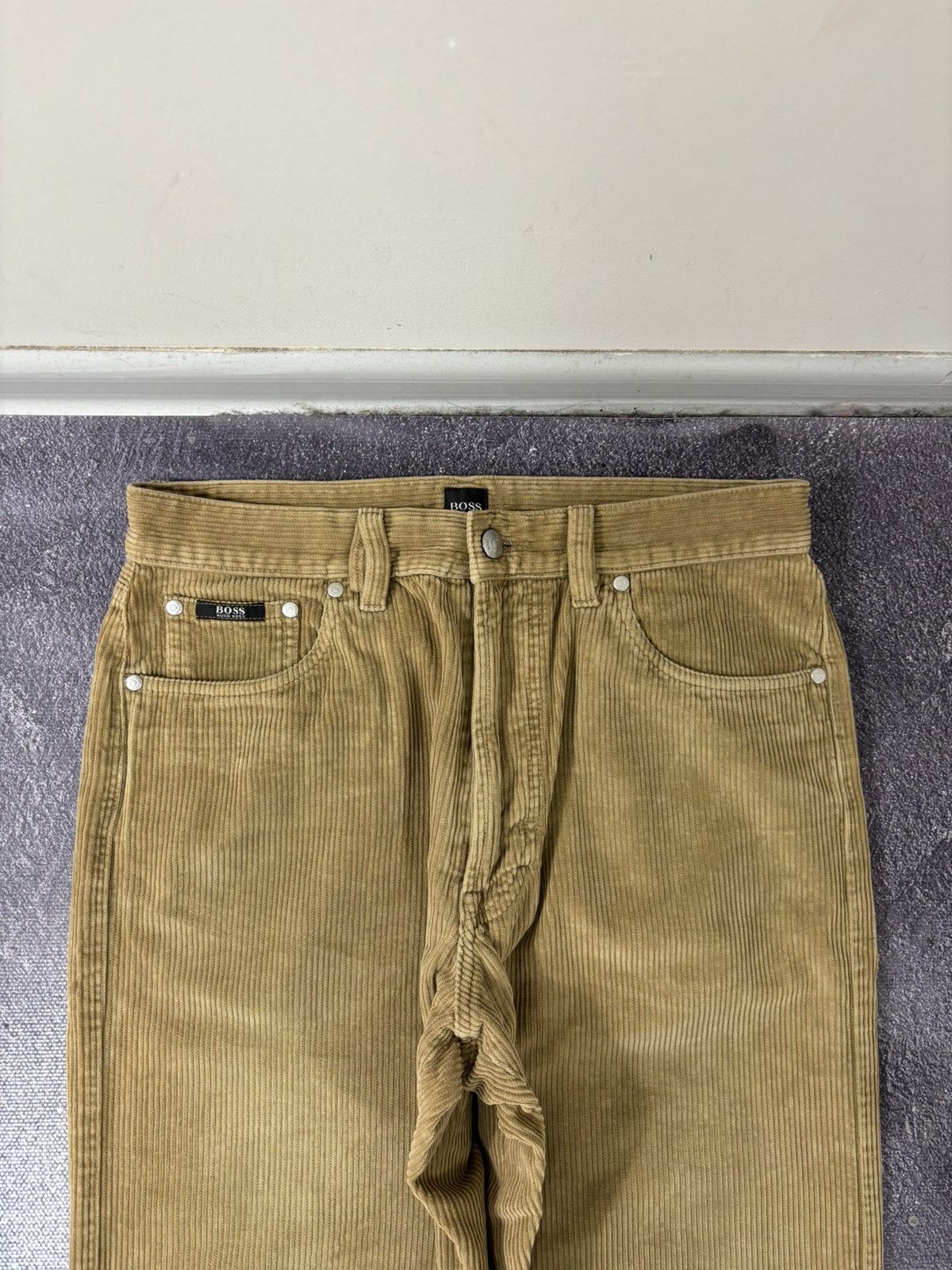 Hugo Boss Vintage 90s Hugo Boss Corduroy Rare Straight Fit Pants Jeans Size US 30 / EU 46 - 4 Thumbnail