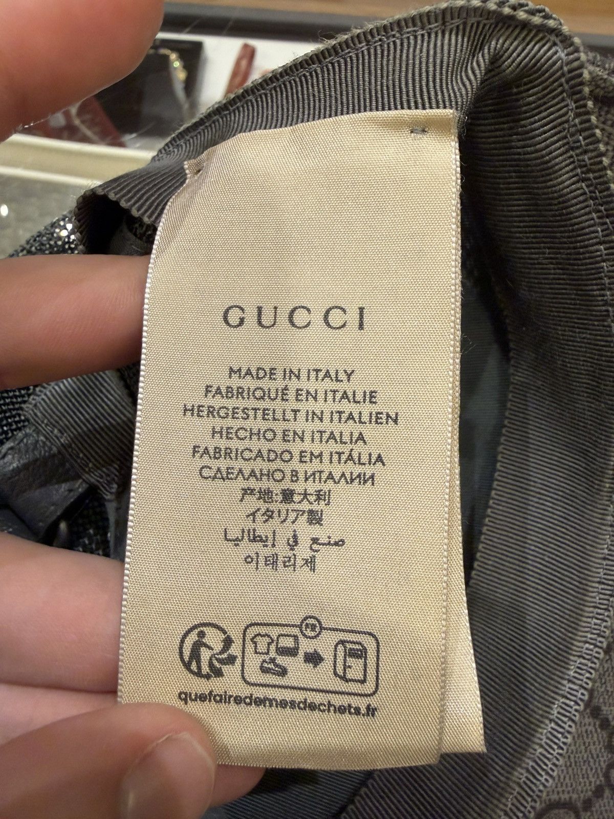 Gucci Gucci GG Supreme Monogram Baseball Cap Size ONE SIZE - 4 Thumbnail