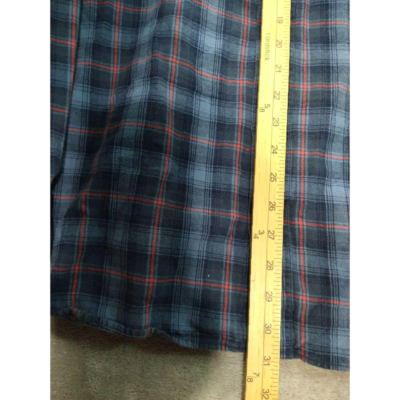 Duluth Trading Company Duluth Trading Co. Shirt Mens 3XL Blue Plaid Flannel Button-Up Casual Workwear Relaxed Cotton Long Sleeve Button-Down 62in Chest Mens Size US XXL / EU 58 / 5 - 4 Thumbnail