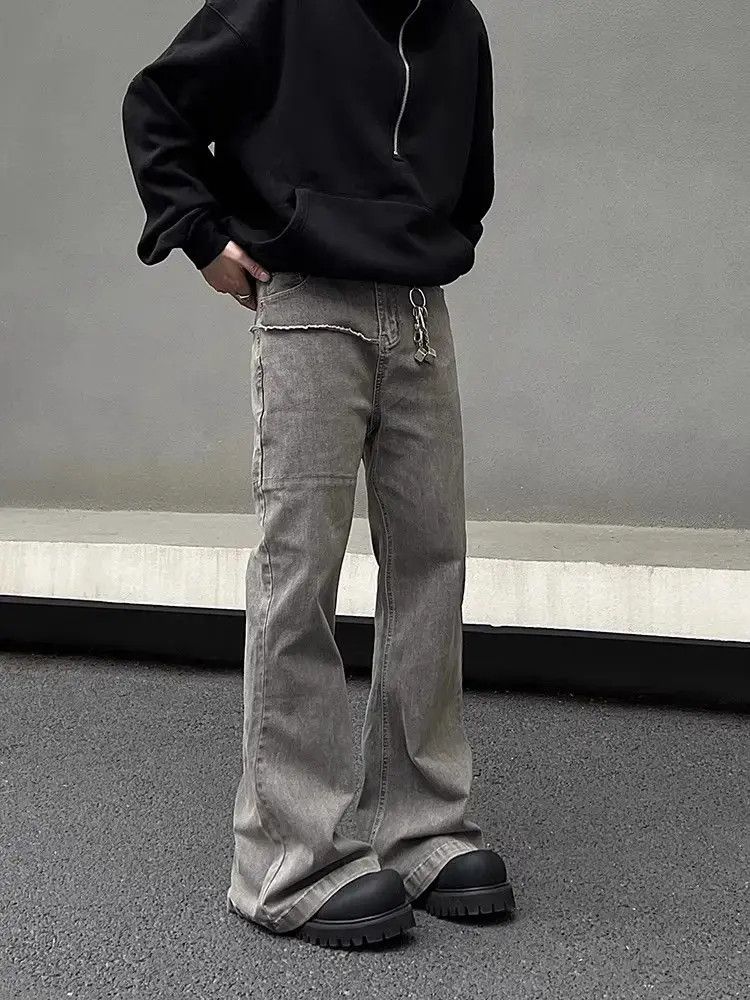 Japanese Brand × Jean Vintage mopping high street wide leg flared jeans Size US 30 / EU 46 - 3 Thumbnail