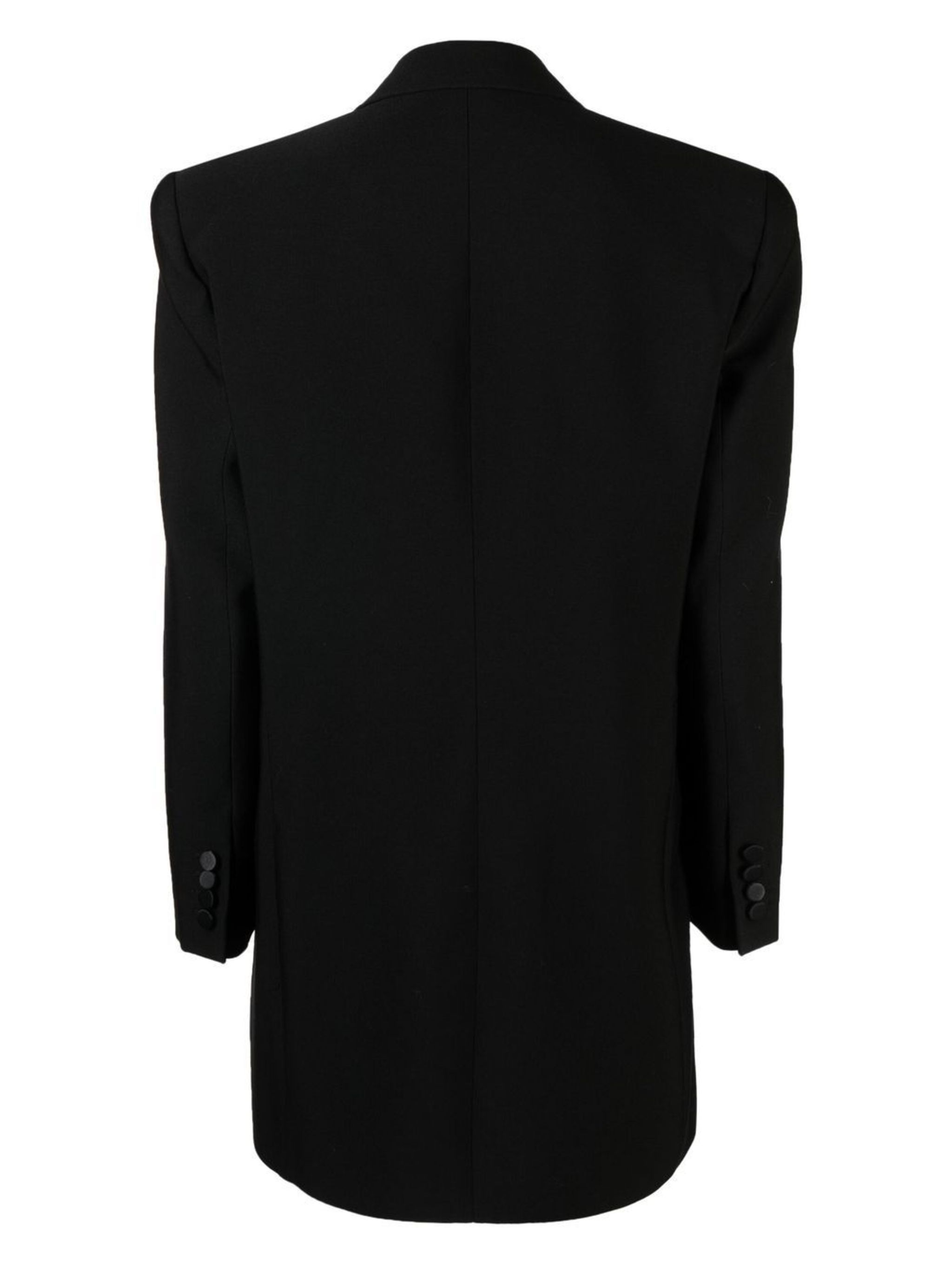 Saint Laurent Paris o1bcso1str1124 Blazer in Black Size 48R - 2 Thumbnail