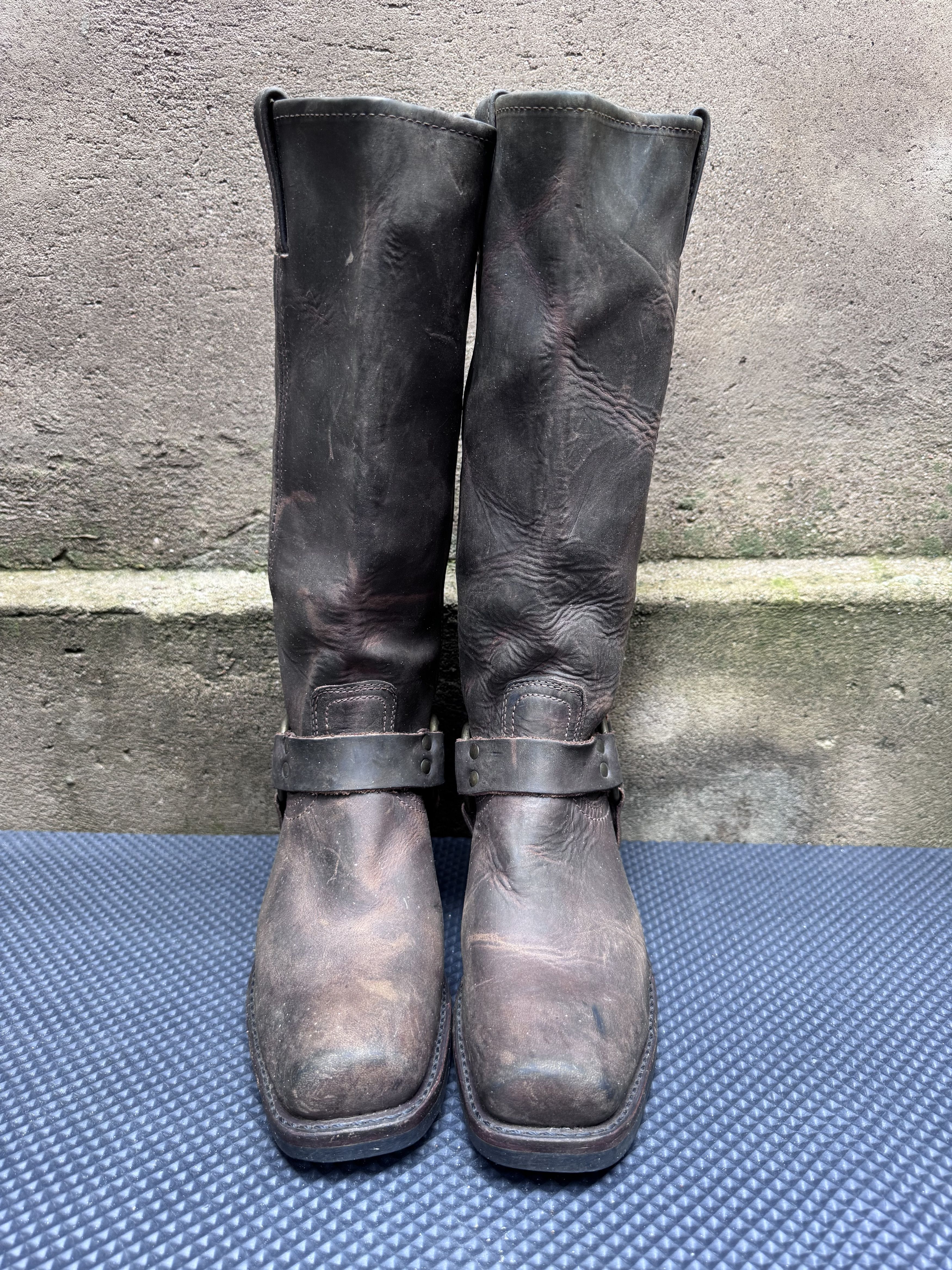 Frye FRYE Leather Tall High Pull On Western Boots Made in USA Size US 8 / IT 38 - 2 Thumbnail