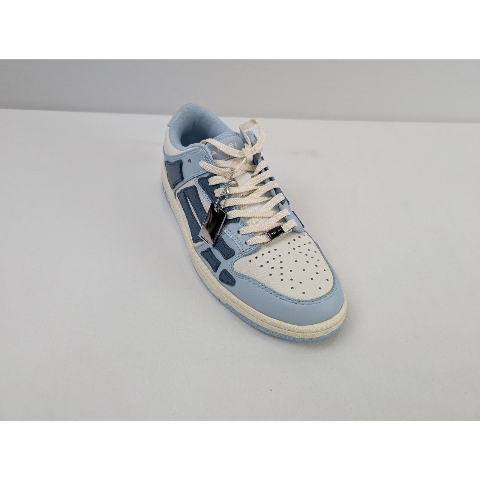Amiri o1rshd1 Skel Top Low / Skeleton Low Top Sneakers Baby Blue Size US 7 / EU 40 - 2 Thumbnail