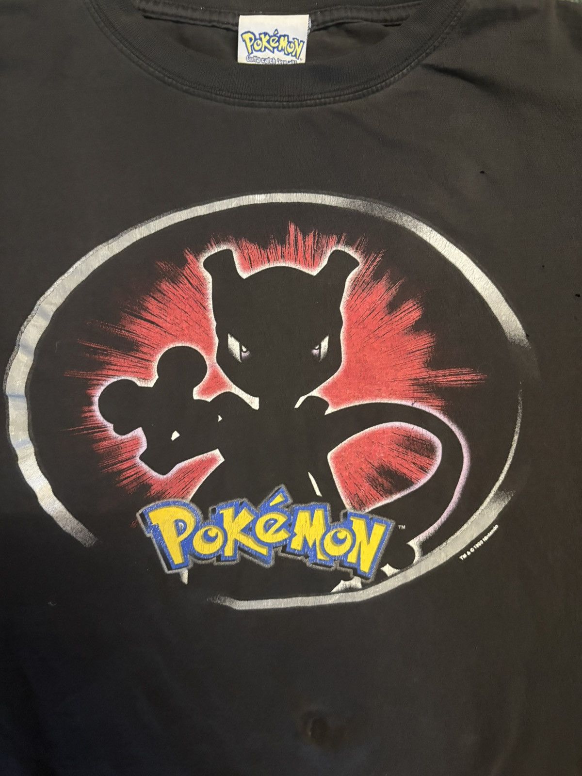 Pokemon 1999 Vintage Mewtwo shirt Size US M / EU 48-50 / 2 - 2 Thumbnail