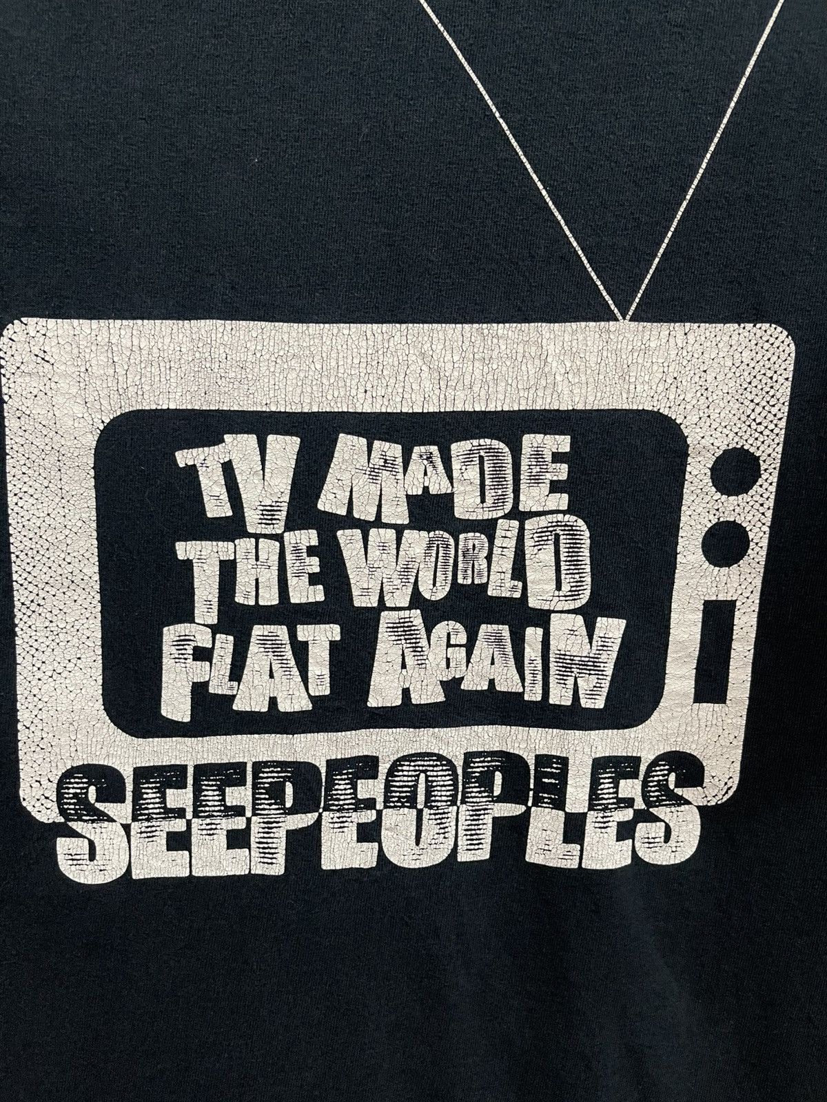 Band Tees Band Tees SeepeopleS " Tv Made The World Flat Again"🔥🔥🔥 Size US M / EU 48-50 / 2 - 2 Thumbnail
