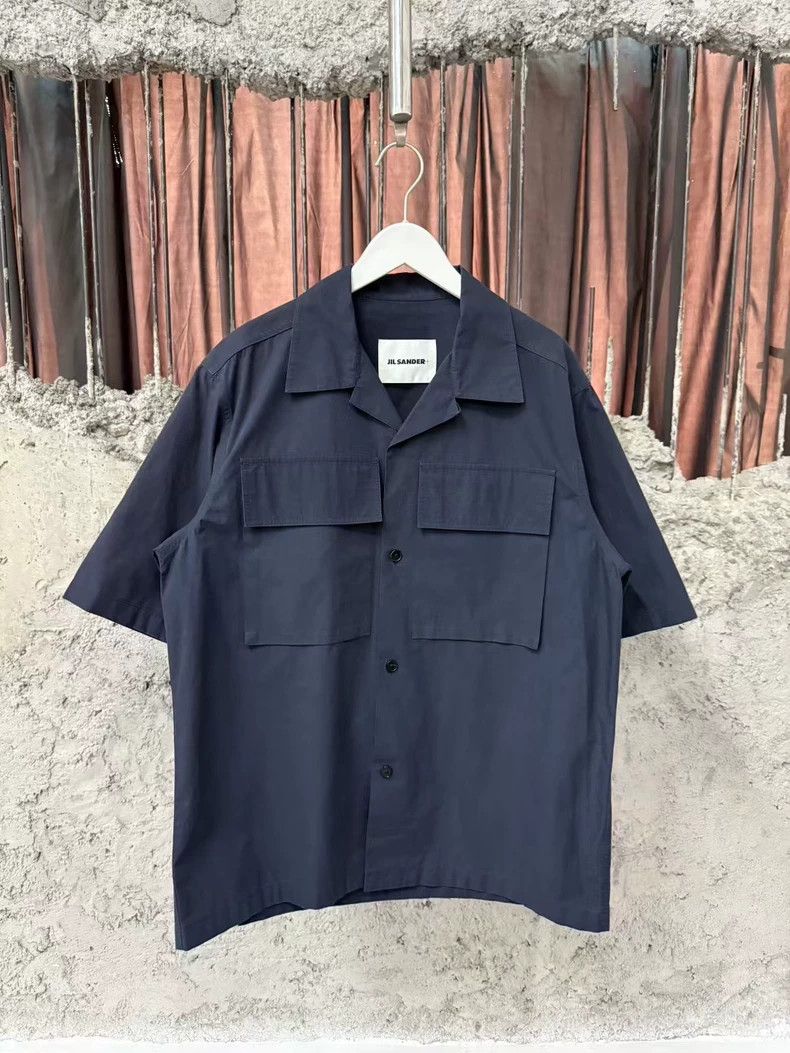 Jil Sander jil sander short sleeve button-up shirt - dmc Size US L / EU 52-54 / 3 - 1 Thumbnail