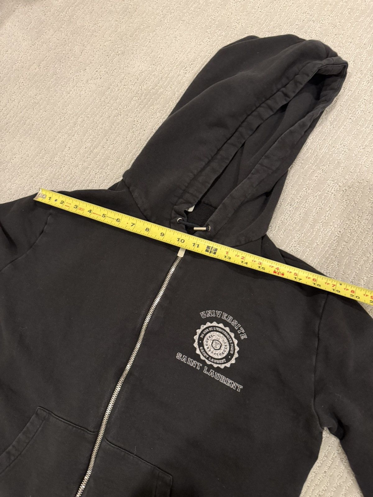Saint Laurent Paris Saint Laurent University Zip Up Sz XL Size XL / US 12-14 / IT 48-50 - 13 Thumbnail