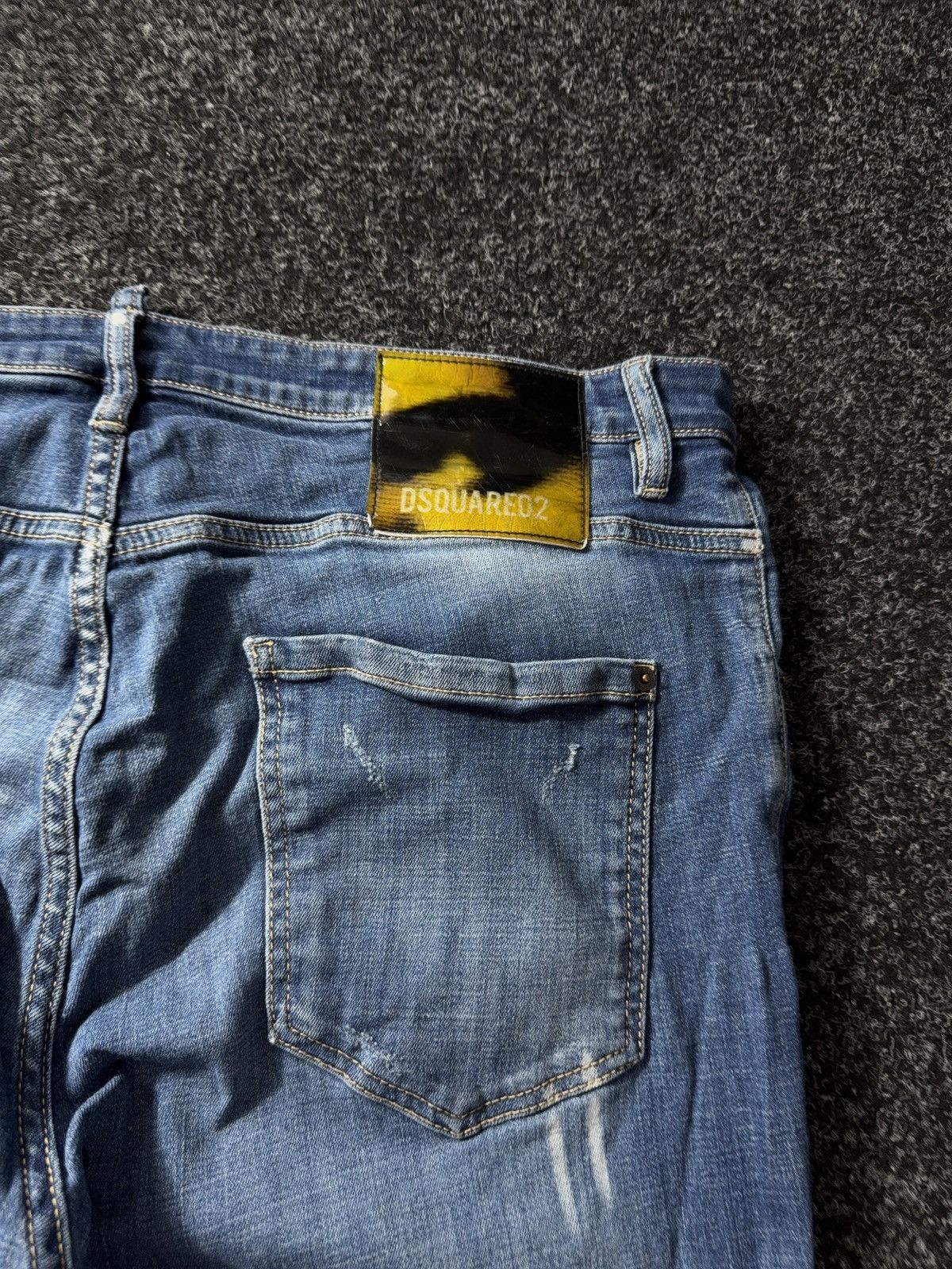 Dsquared2 Dsquared2 Blue Distressed Denim Jeans Men’s pants Size US 37 - 12 Thumbnail