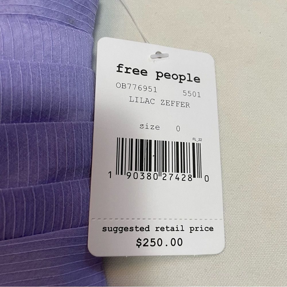 Free People NWT New $250 Free People We Go Together Mini Lilac Zeffer D Size XS / US 0-2 / IT 36-38 - 6 Thumbnail