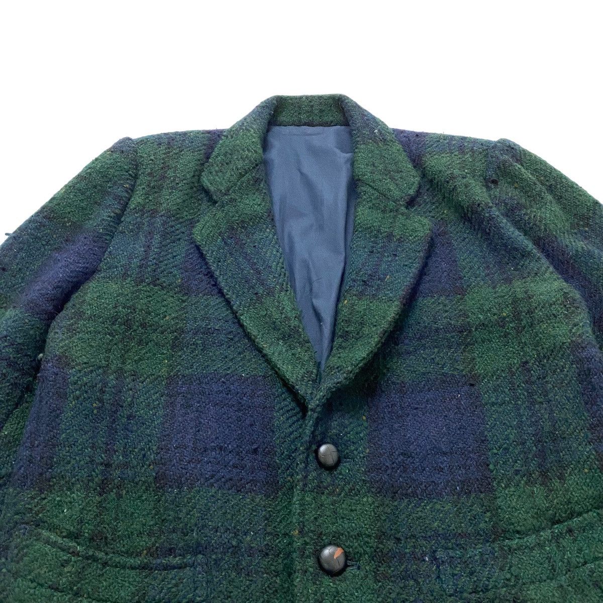 Issey Miyake ⚡️Vintage 80s Issey Miyake wool green tartan jacket Size US M / EU 48-50 / 2 - 7 Thumbnail
