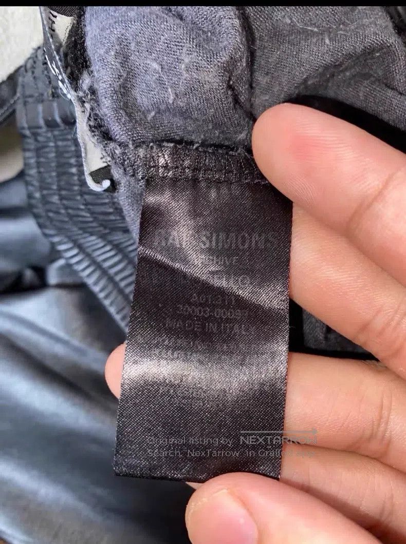 Raf Simons Raf Simons Leather pants and lambskin Size US 30 / EU 46 - 4 Thumbnail