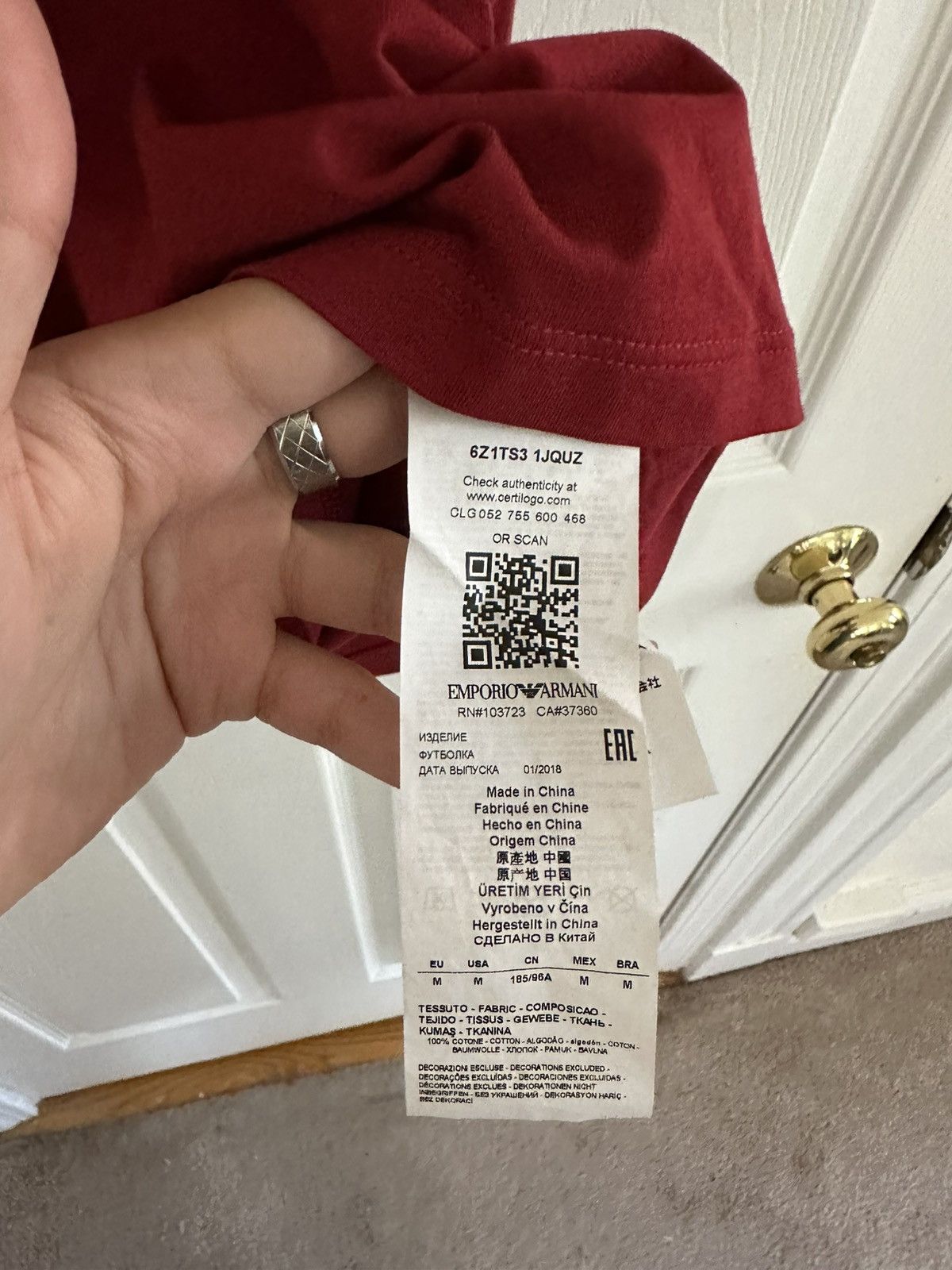 Armani Armani T-Shirt Size US M / EU 48-50 / 2 - 3 Thumbnail