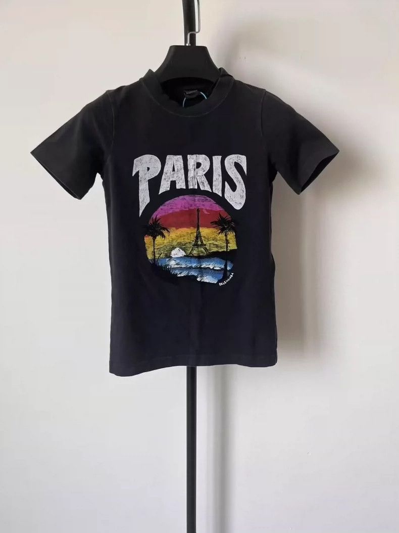Balenciaga Balenciaga Monogrammed crewneck short sleeve regular T-shi Size M / US 6-8 / IT 42-44 - 1 Thumbnail