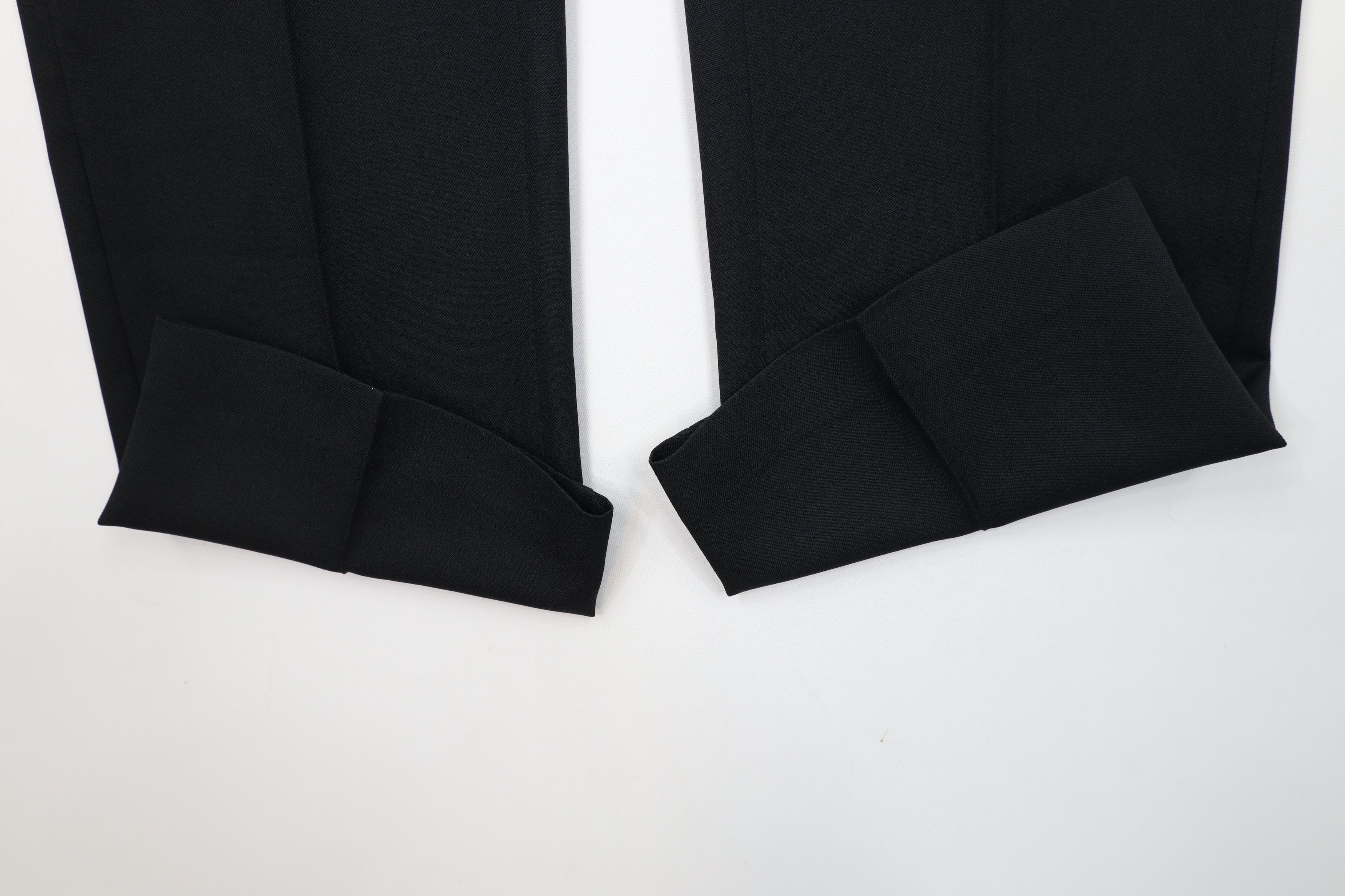 Vintage Vintage 90s Streetwear Flared Wide Leg Chino Pants Black Size US 34 / EU 50 - 5 Thumbnail
