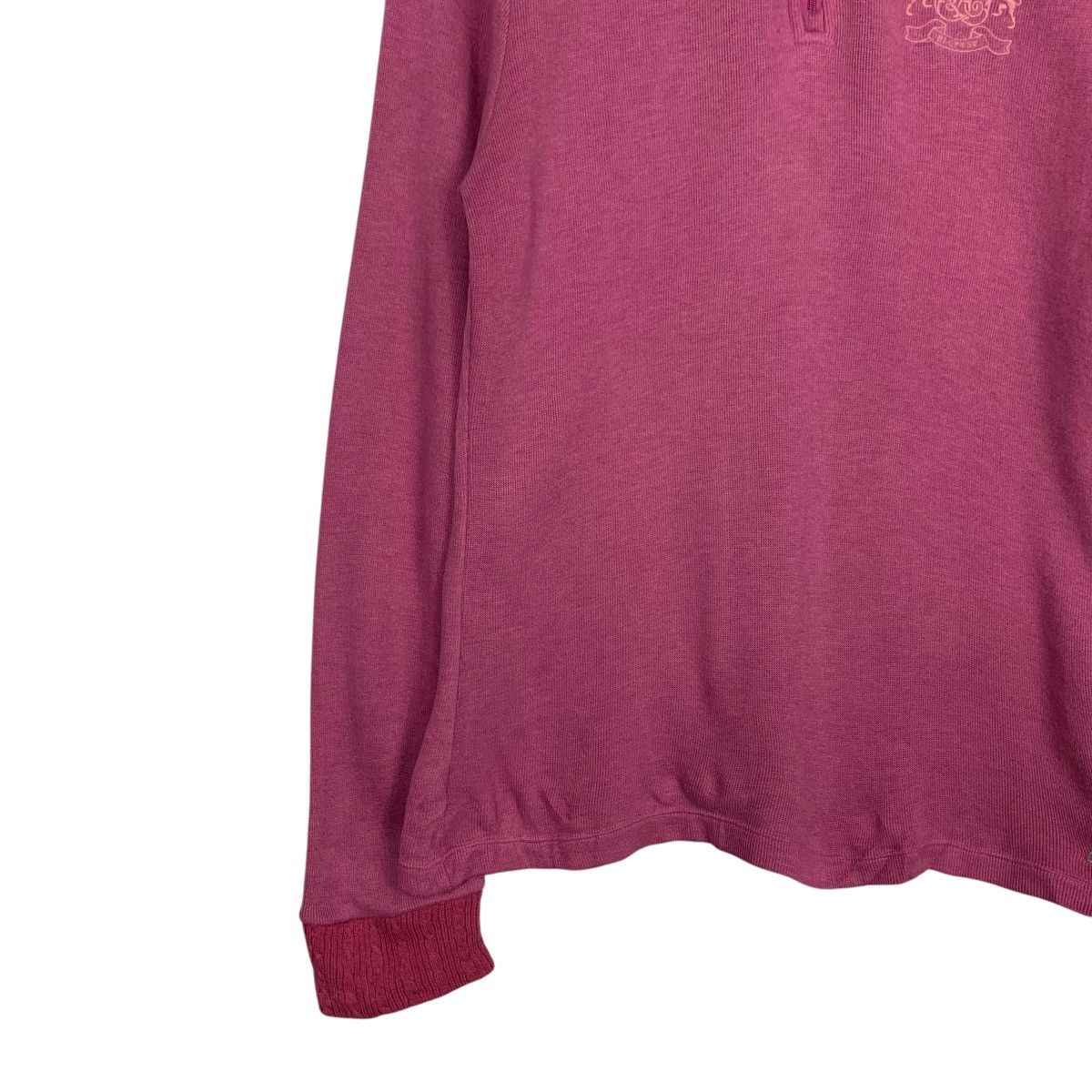 Ellesse ELLESSE Half Zip Turtleneck Pink Sweater #1904-C83 Size L / US 10 / IT 46 - 3 Thumbnail