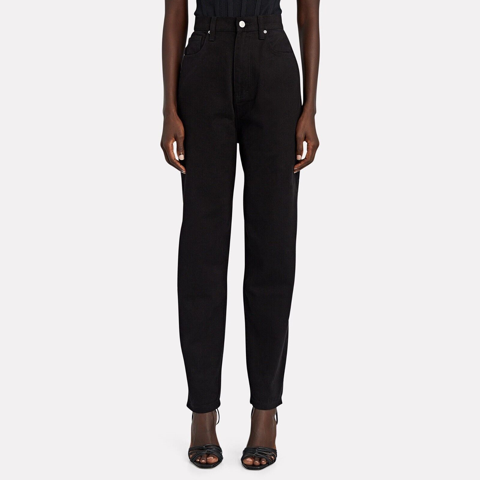 The Unbranded Brand WeWoreWhat Women Black Modern Boyfriend Jeans Size 29 Size 29" - 1 Thumbnail
