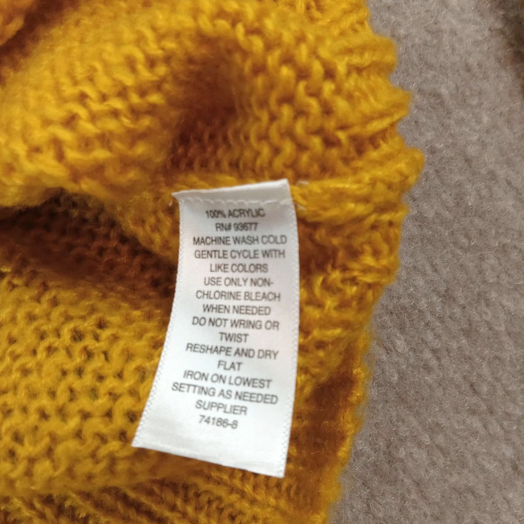 Talbots Talbots Yellow Sweater Womens Medium Long Sleeve Pullover Knit Classic Casual Size M / US 6-8 / IT 42-44 - 6 Thumbnail