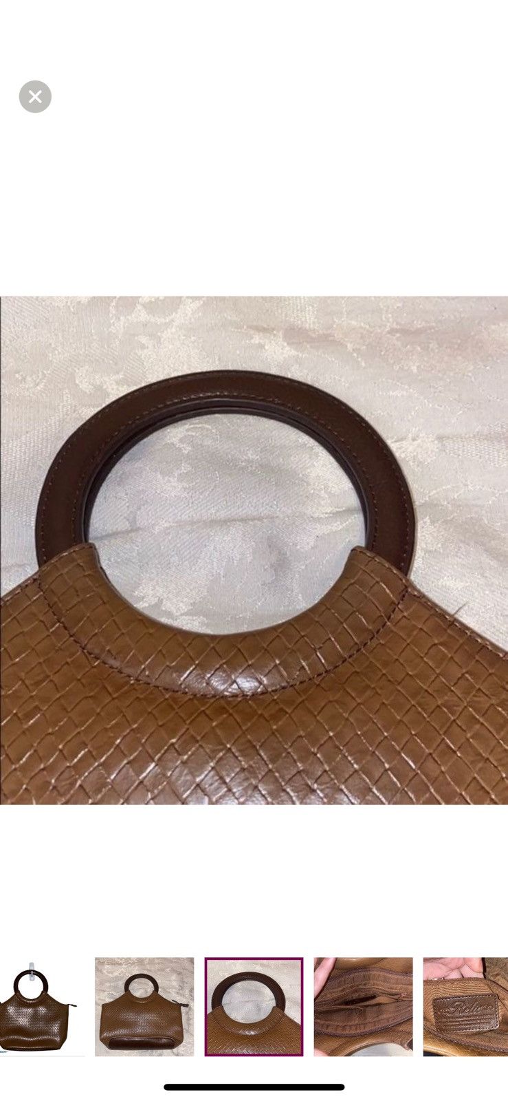 Relic Relic brown round handled hand bag Size ONE SIZE - 5 Thumbnail