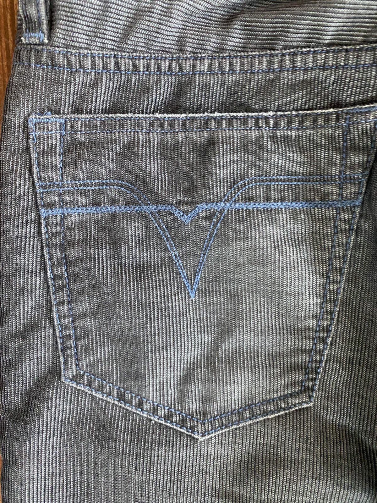 Diesel Vintage Diesel Charcoal Button Fly Fade Corduroy Pants 32x29 Size US 32 / EU 48 - 21 Thumbnail