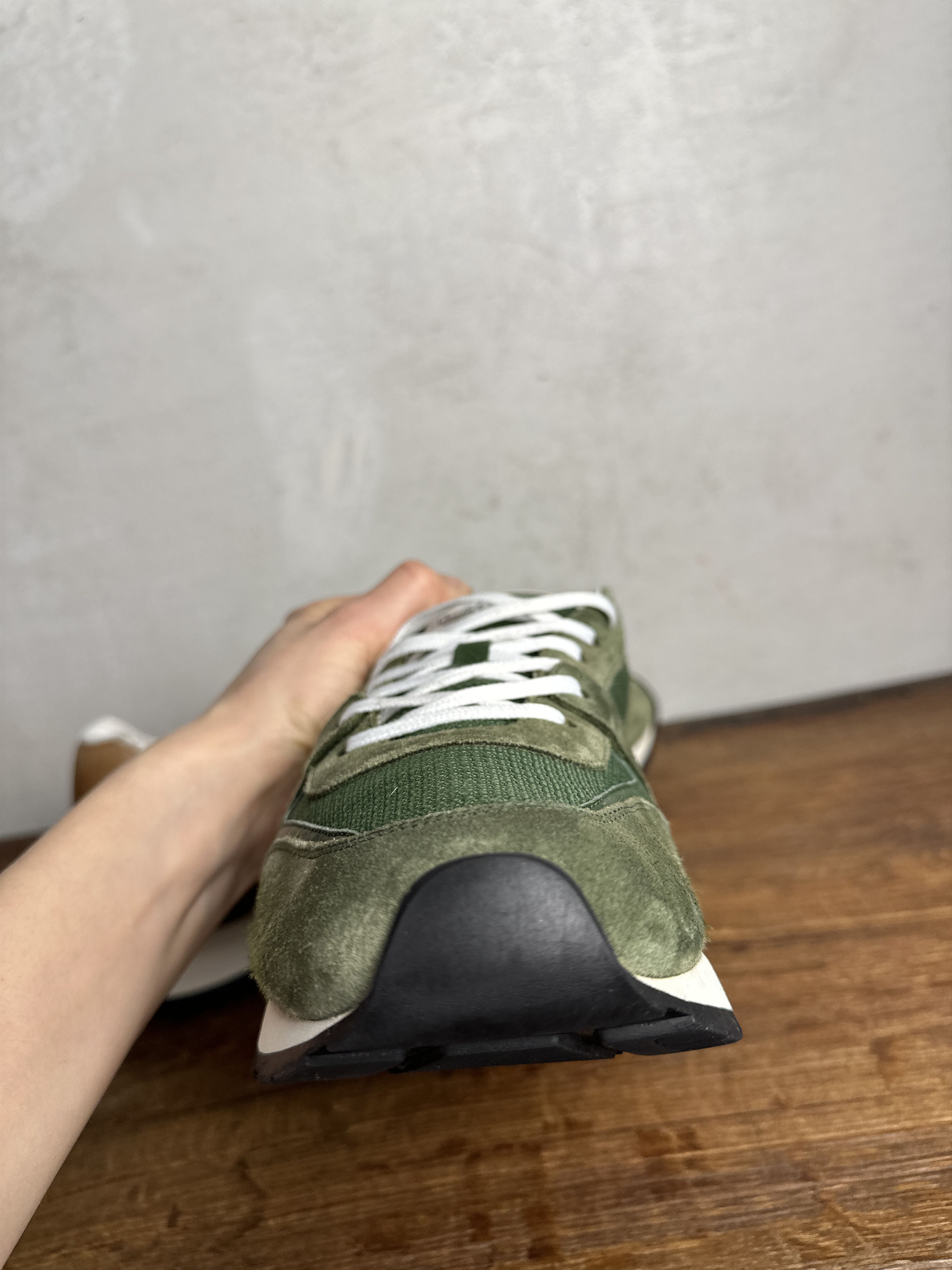 Louis Vuitton Louis Vuitton Green Sewed Abbesses Sneakers Size US 10 / EU 43 - 10 Thumbnail