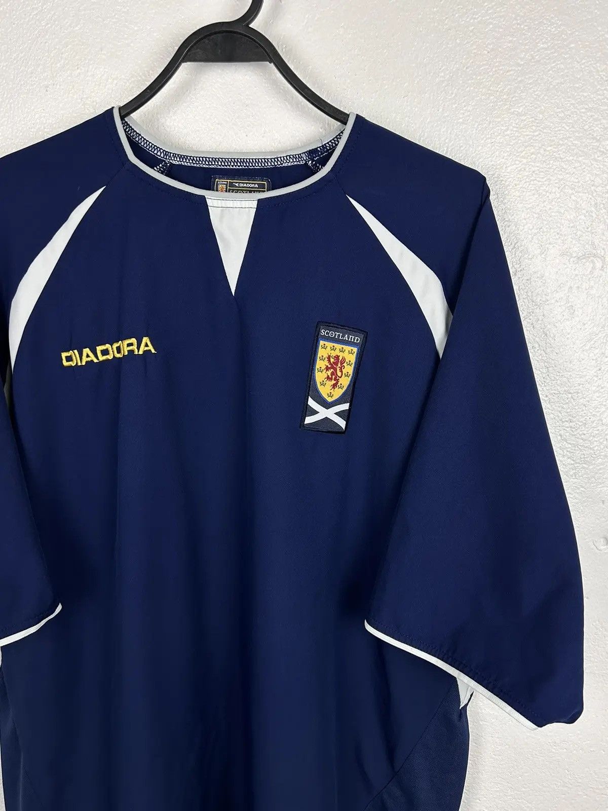 Diadora 00s Vintage Diadora x Scotland Football Team 2003 Home Kit Size US XL / EU 56 / 4 - 2 Thumbnail