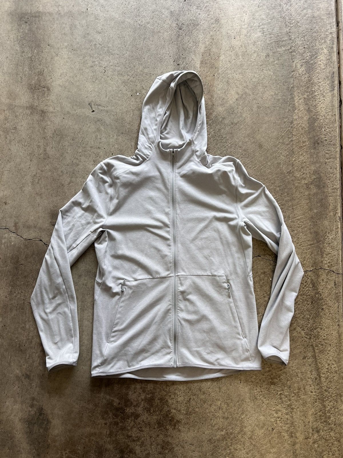 Lululemon Lululemon surge warm full zip hoodie heathered sea salt Size US L / EU 52-54 / 3 - 1 Thumbnail