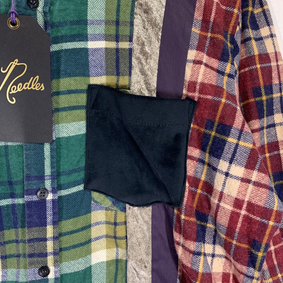 Needles NEW W/TAG! NEEDLES REBUILD 7 CUT FLANNEL SHIRT Size US M / EU 48-50 / 2 - 9 Thumbnail