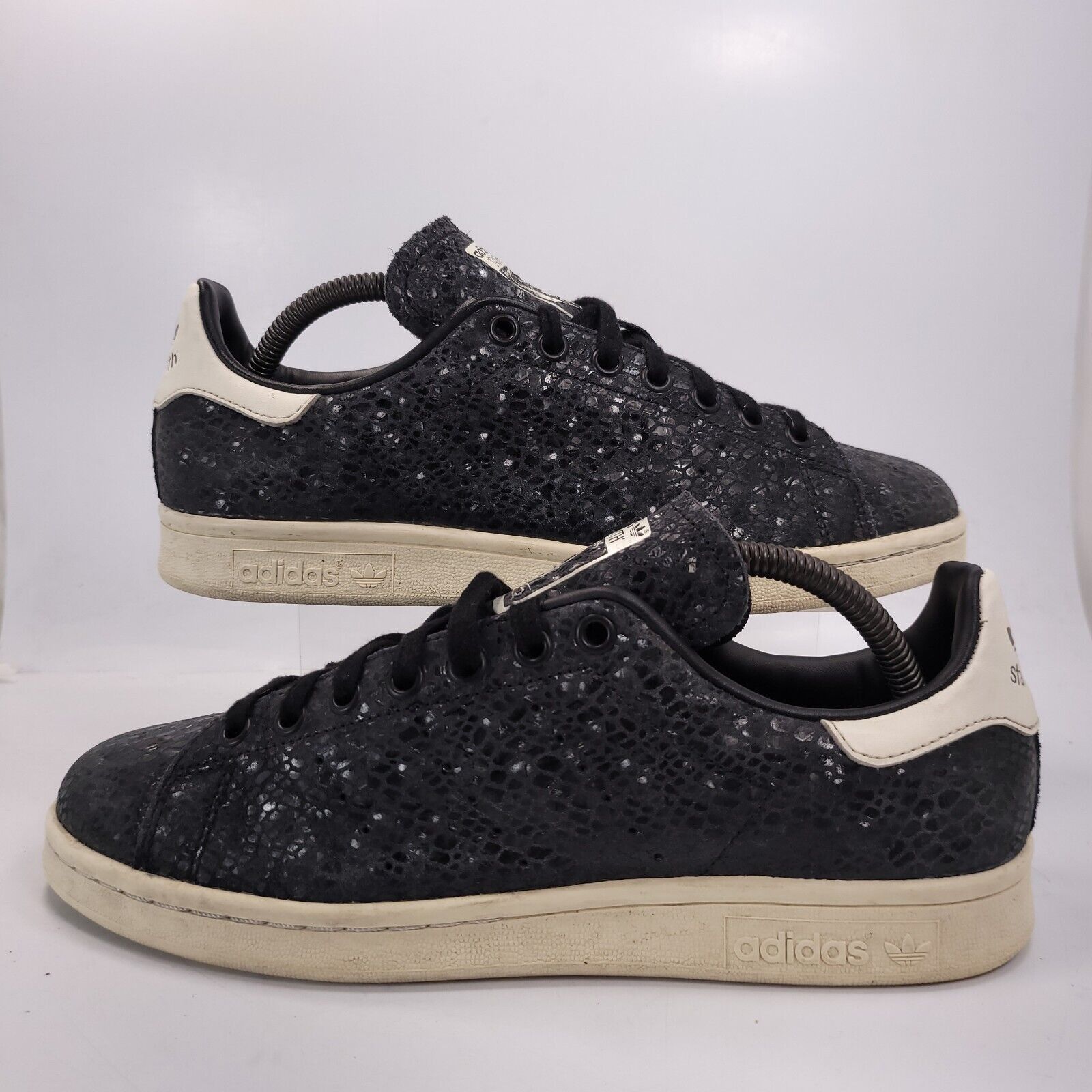 Adidas Adidas Stan Smith Athletic Shoe Womens Size 9 S77344 Black Size US 9 / IT 39 - 5 Thumbnail