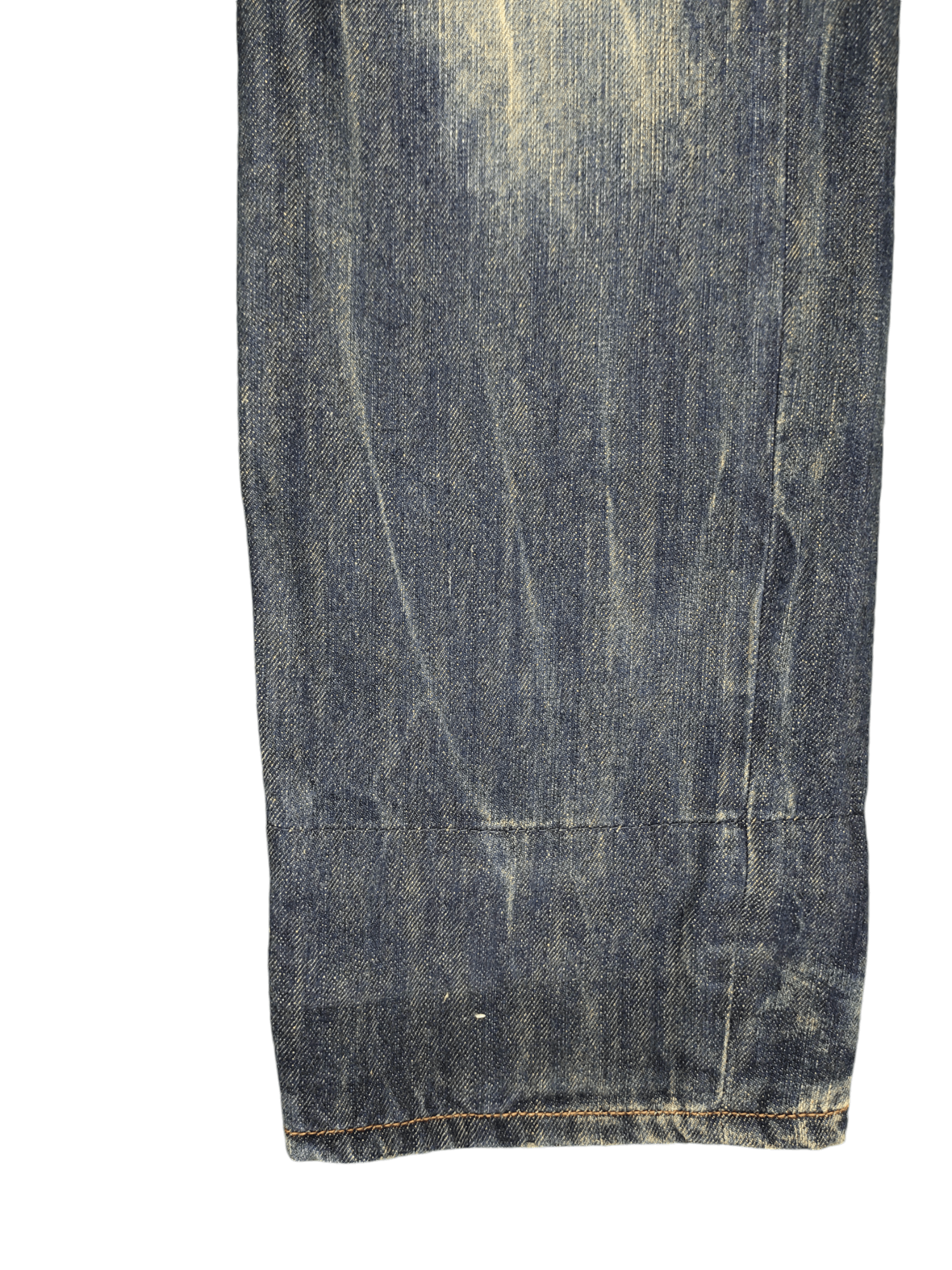 If Six Was Nine Japanese Memory Special Double Waist Jean Kapital Ppfm Style Size US 31 - 6 Thumbnail
