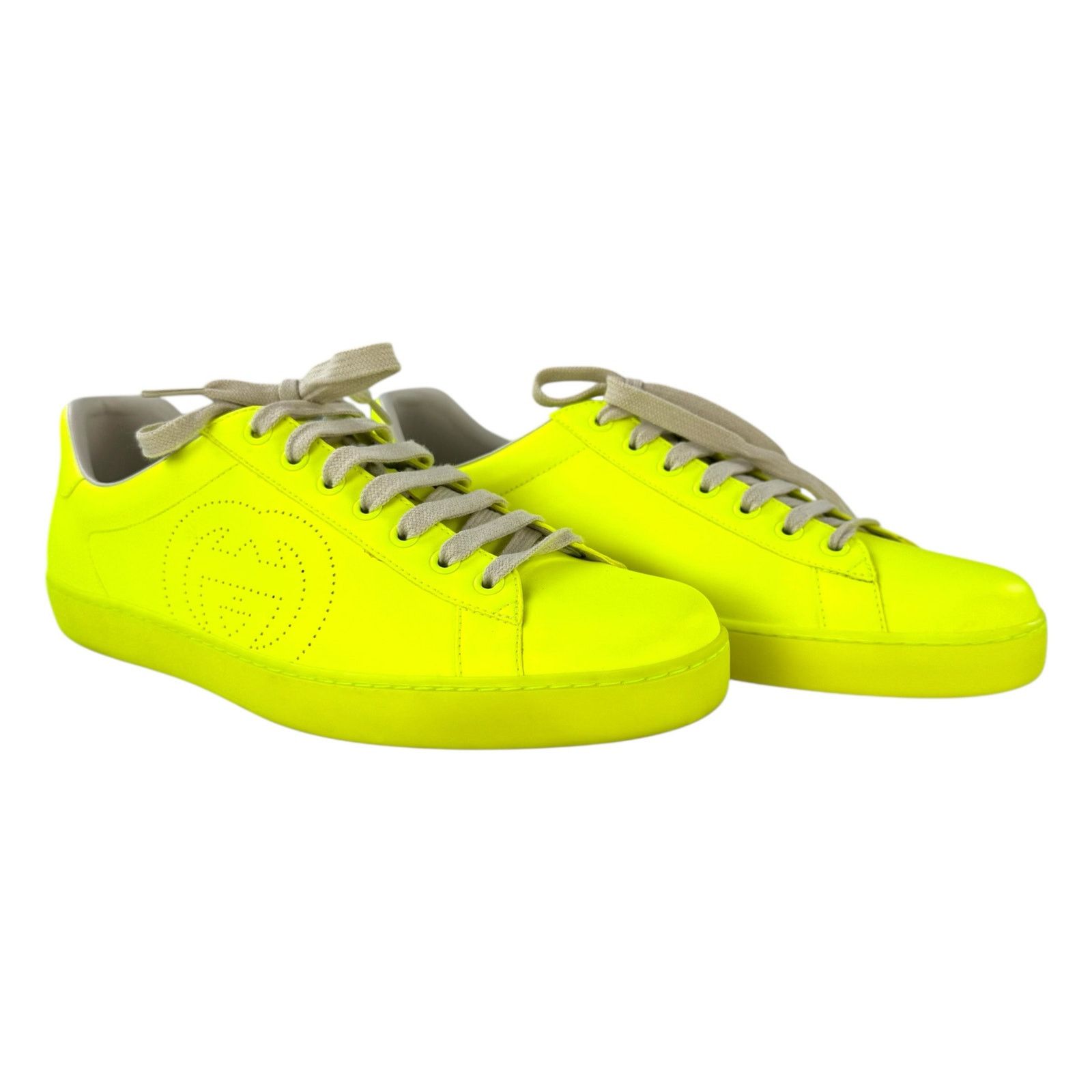 Gucci Gucci Ace Neon Sneakers Size US 9 / IT 39 - 1 Thumbnail