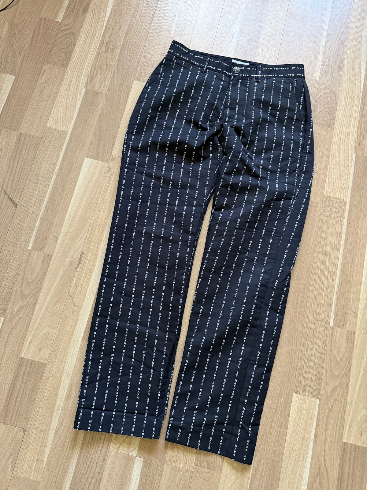 Martine Rose Napa by Martin rose pants vintage 19/20 season multi logo Size US 32 / EU 48 - 3 Thumbnail