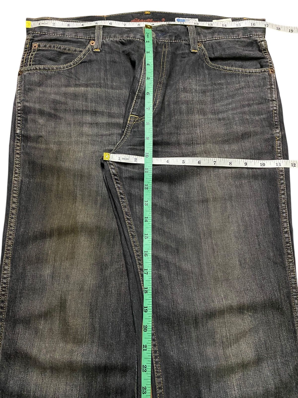 Eddie Bauer Vintage Eddie bauer 1970 Black Denim bootcut Style Jeans Size US 34 / EU 50 - 13 Thumbnail