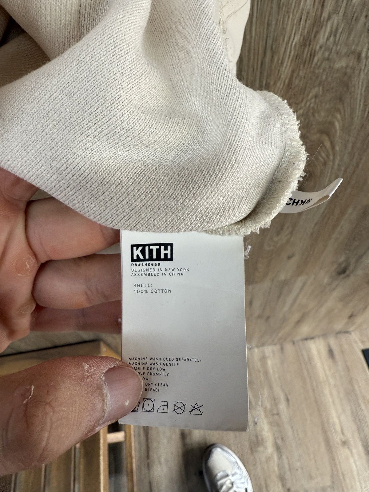 Kith Kith Cream Pull Over Hoodie Size US S / EU 44-46 / 1 - 9 Thumbnail