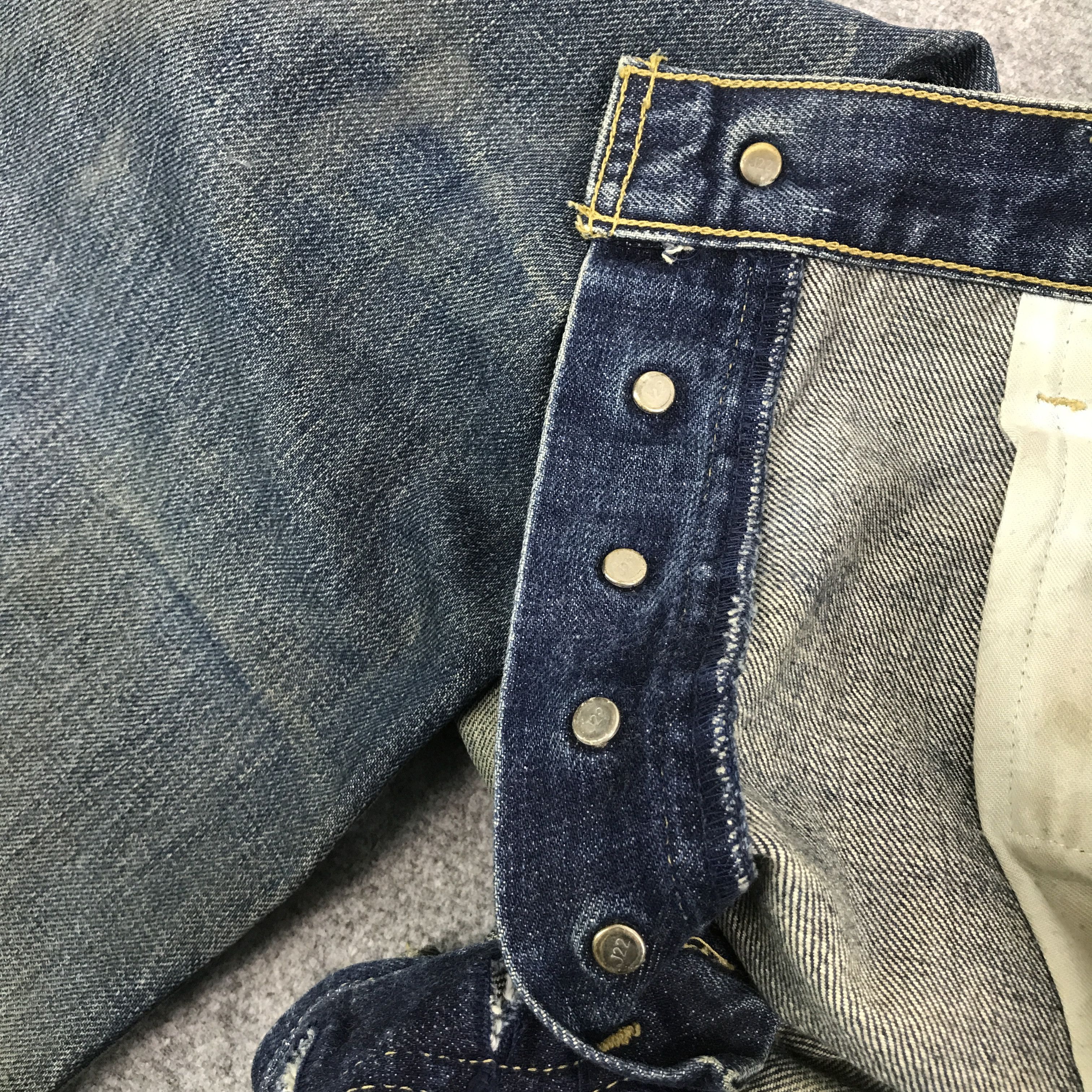 Japanese Brand × Levi's Vintage Clothing VTG🔥LEVI'S BIG E JAPAN SELVAGE DENIM DISTRESSED JEANS Size US 32 / EU 48 - 8 Thumbnail