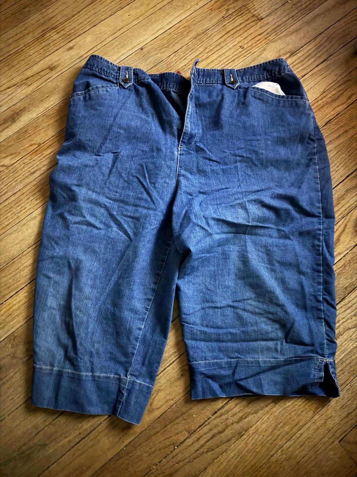 Other White Stag Women’s 16 Jean Bermuda Shorts Size 40" / US 18 - 2 Thumbnail