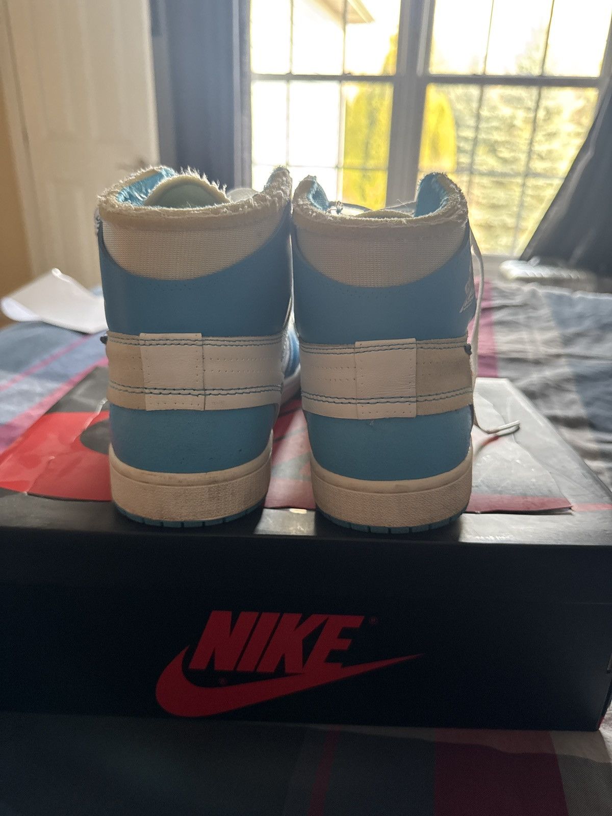 Jordan Brand × Off-White Jordan 1 off white UNC Size US 11 / EU 44 - 7 Thumbnail