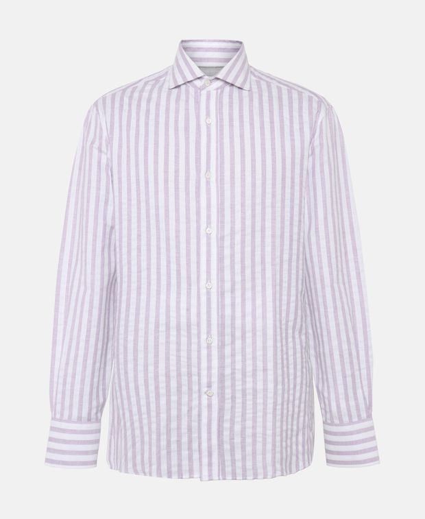 Brunello Cucinelli Long-sleeved shirt - slim fit Size US XXL / EU 58 / 5 - 1 Thumbnail
