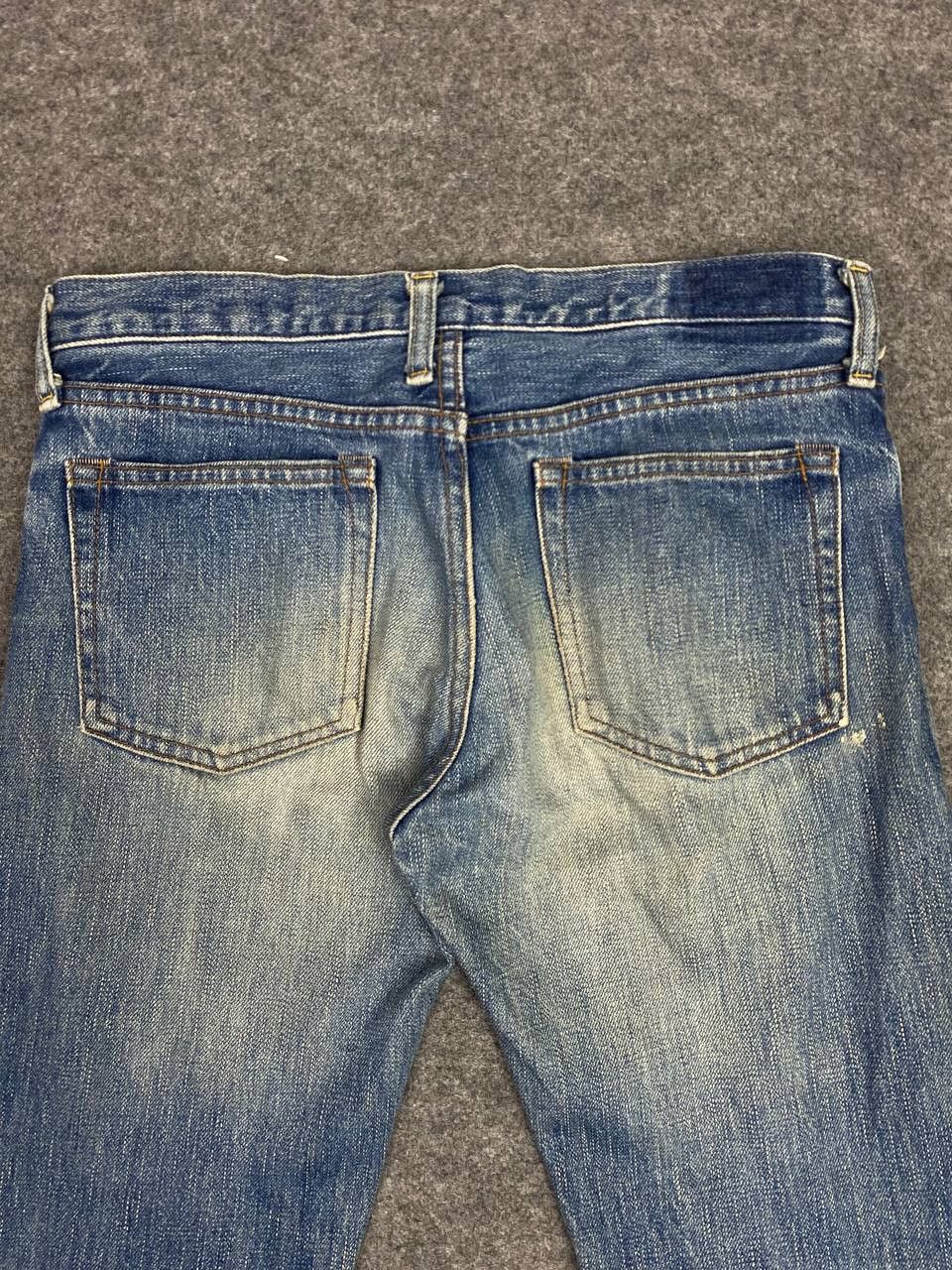 Japanese Brand green bowles co japanese brands selvedge distressed denim Size US 32 / EU 48 - 3 Thumbnail